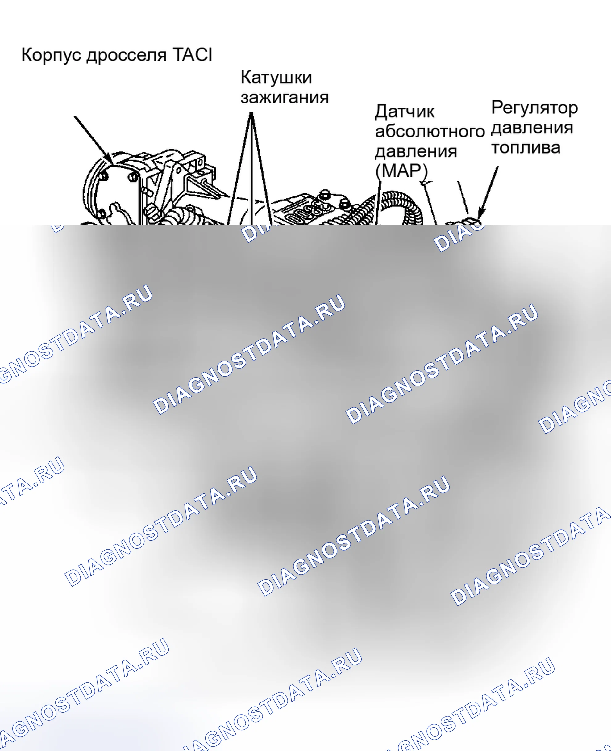 Рис. 4: Демонтаж и монтаж (3.8L). Lexus LX J100 рестайлинг