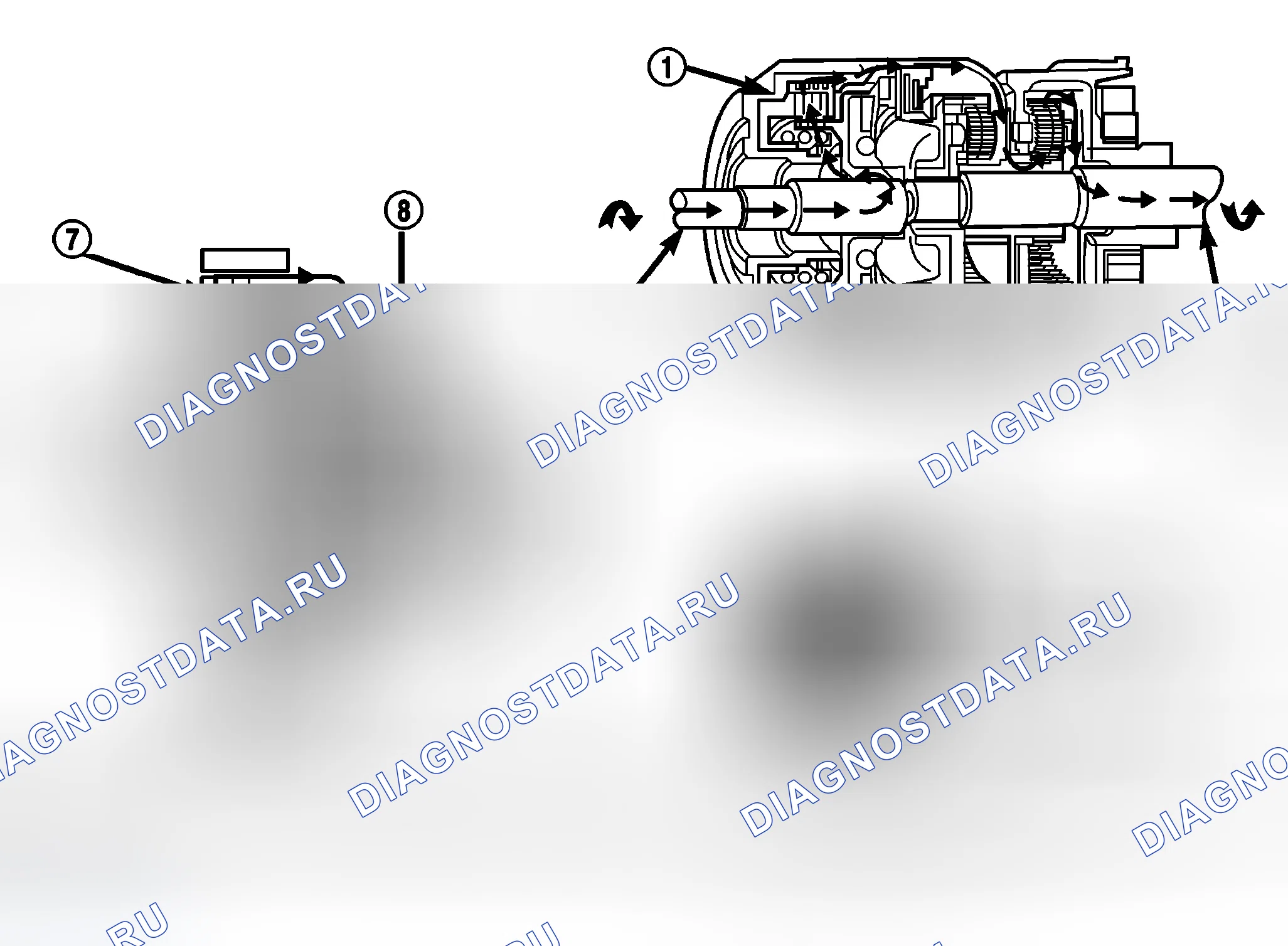 Рис. 743: ОБРАТНЫЙ ПОТОК МОЩНОСТИ. Dodge Pickup R2500 