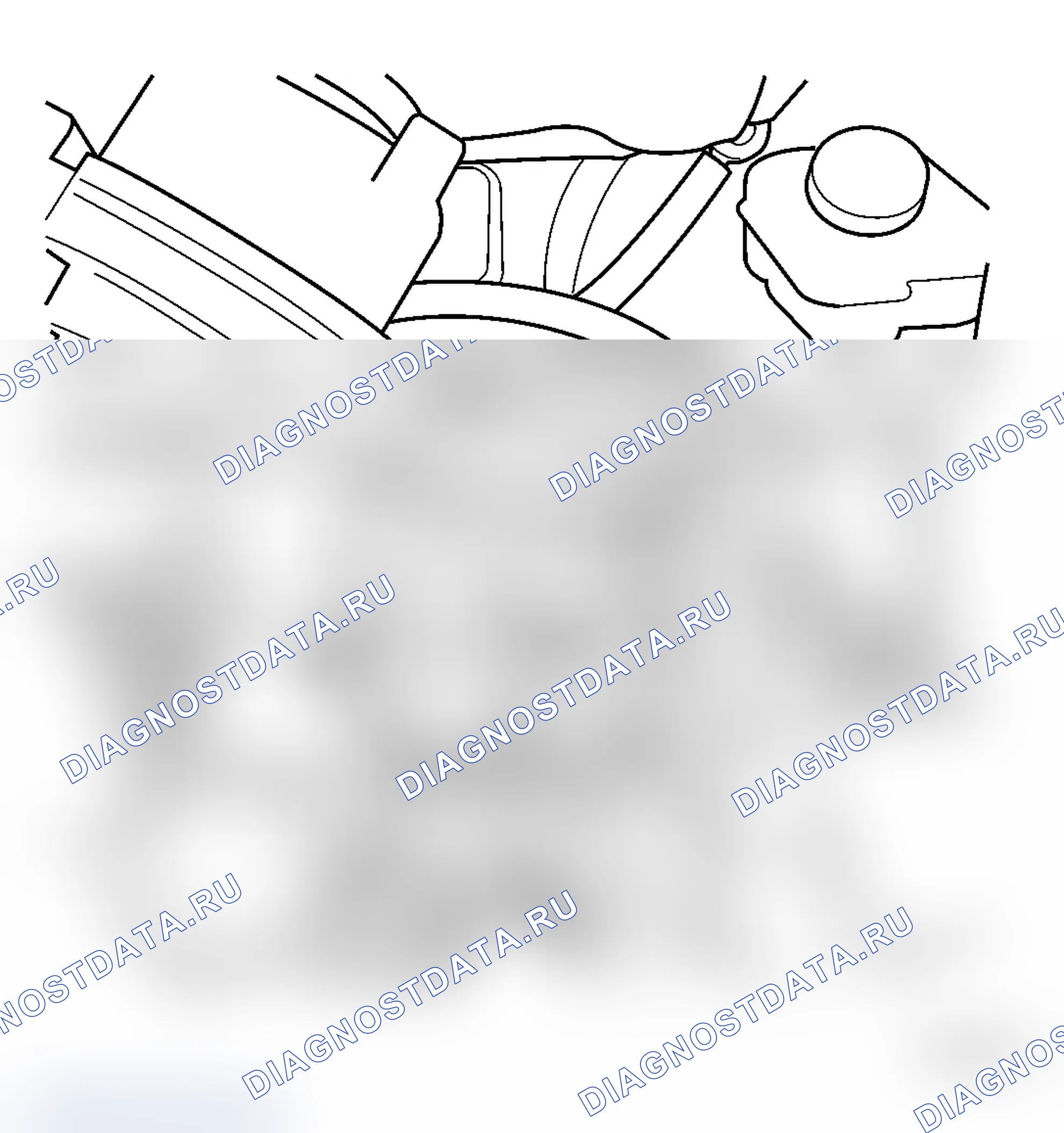 Рис. 13: ДЕМОНТАЖ - 3.3/3.8L. Dodge Caravan IV