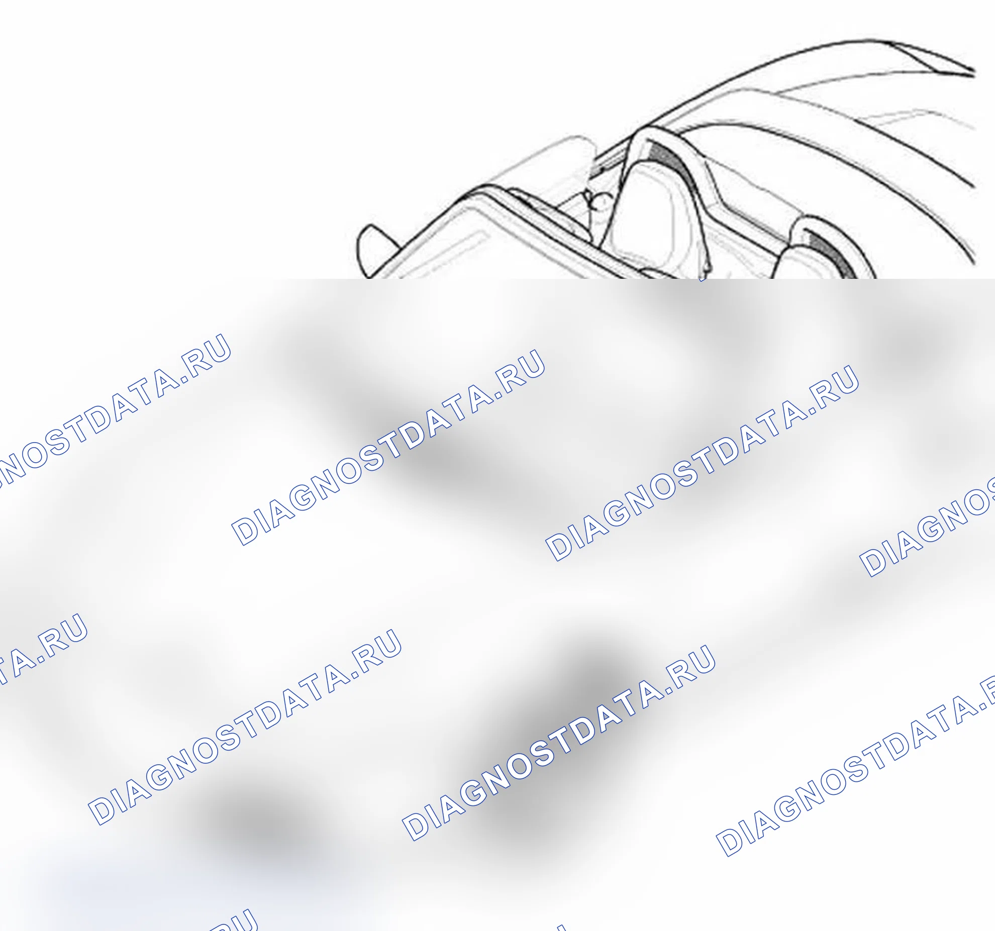 Рис. 48: Снятие и установка датчика для боковой подушки безопасности. Porsche Boxster S 986 рестайлинг