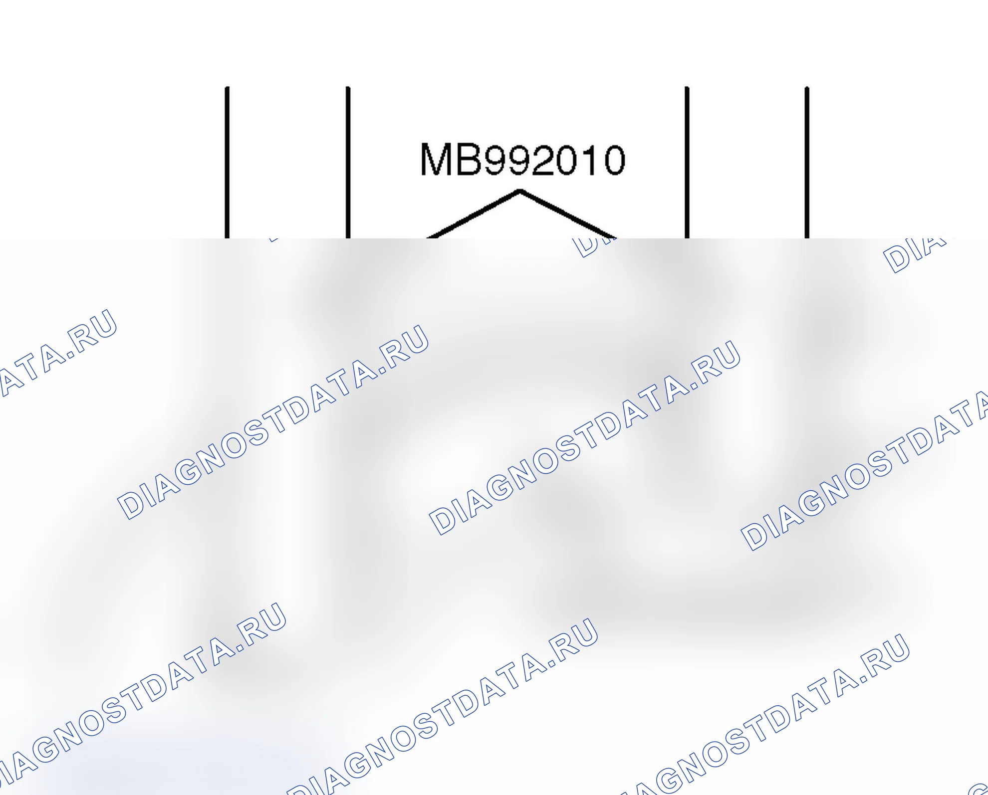 Рис. 872: <<B>> ДЕМОНТАЖ ПОРШНЯ И ШАТУНА В СБОРЕ. Mitsubishi Lancer Evolution IX