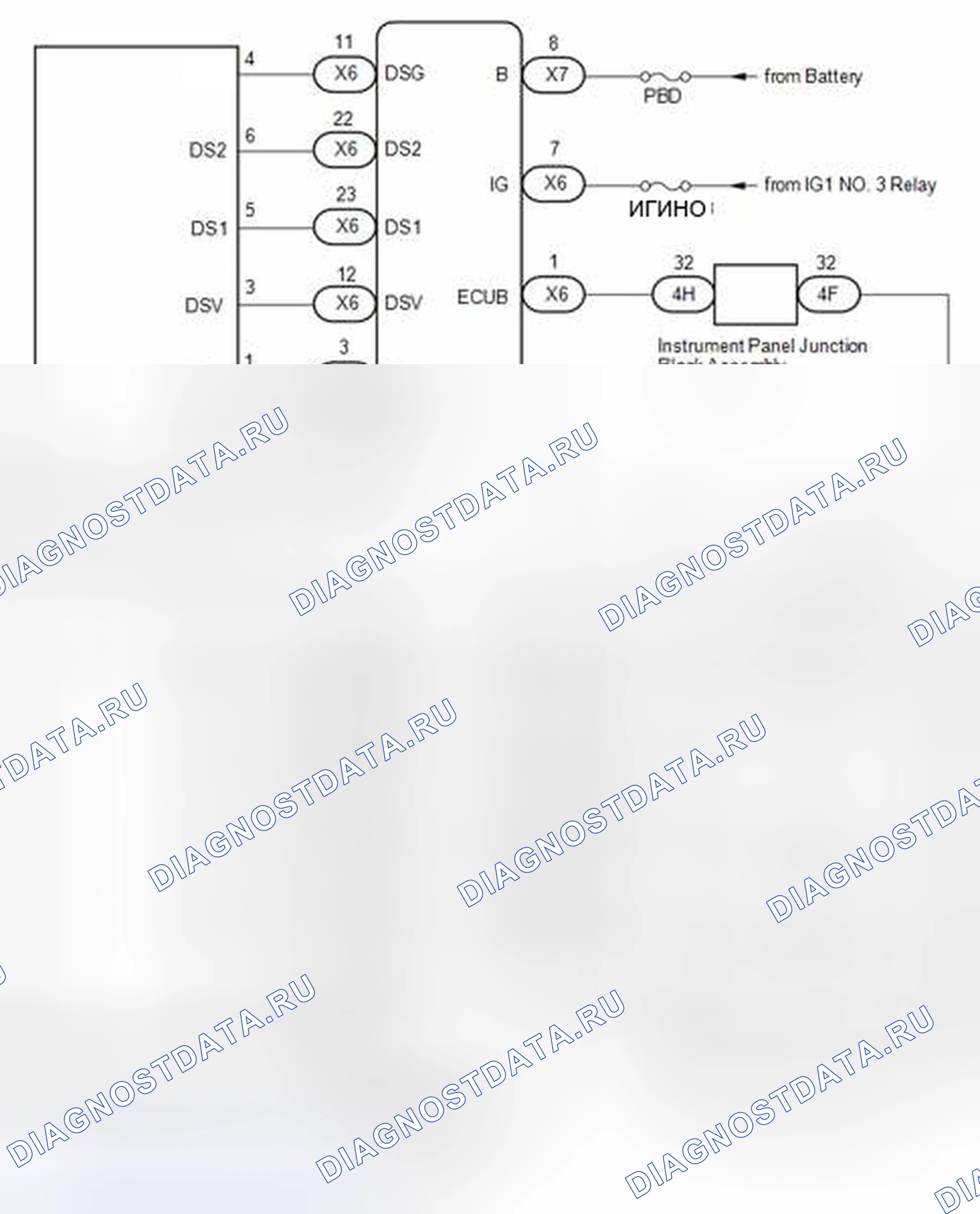 Рис. 8: СХЕМА СИСТЕМЫ [12 / 2013 -]. Toyota Highlander III