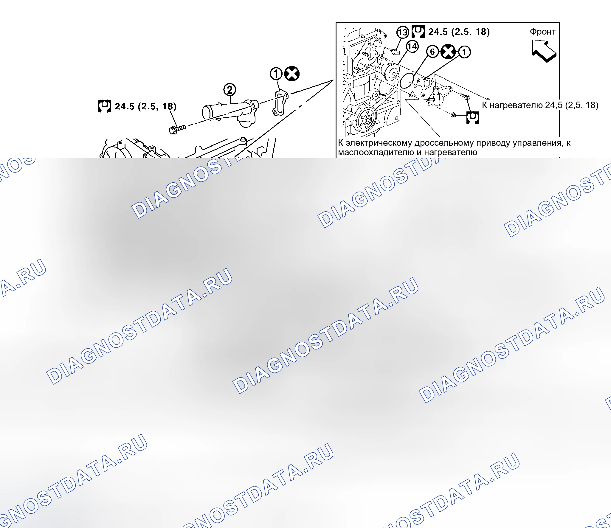 Рис. 4: Демонтаж и монтаж. Honda Odyssey I