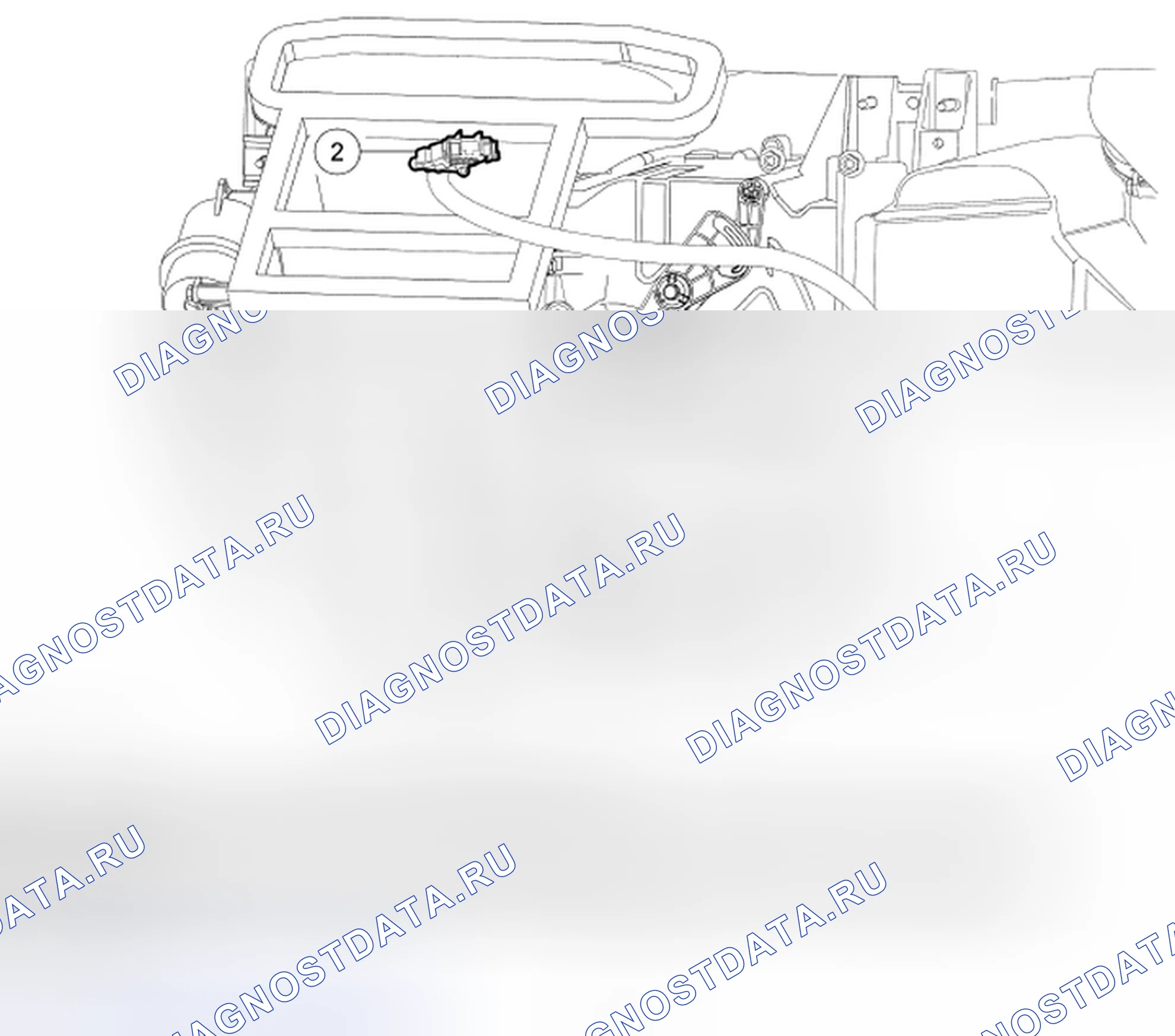 Рис. 41: Привод двери для смешивания температуры. Hyundai Matrix I рестайлинг