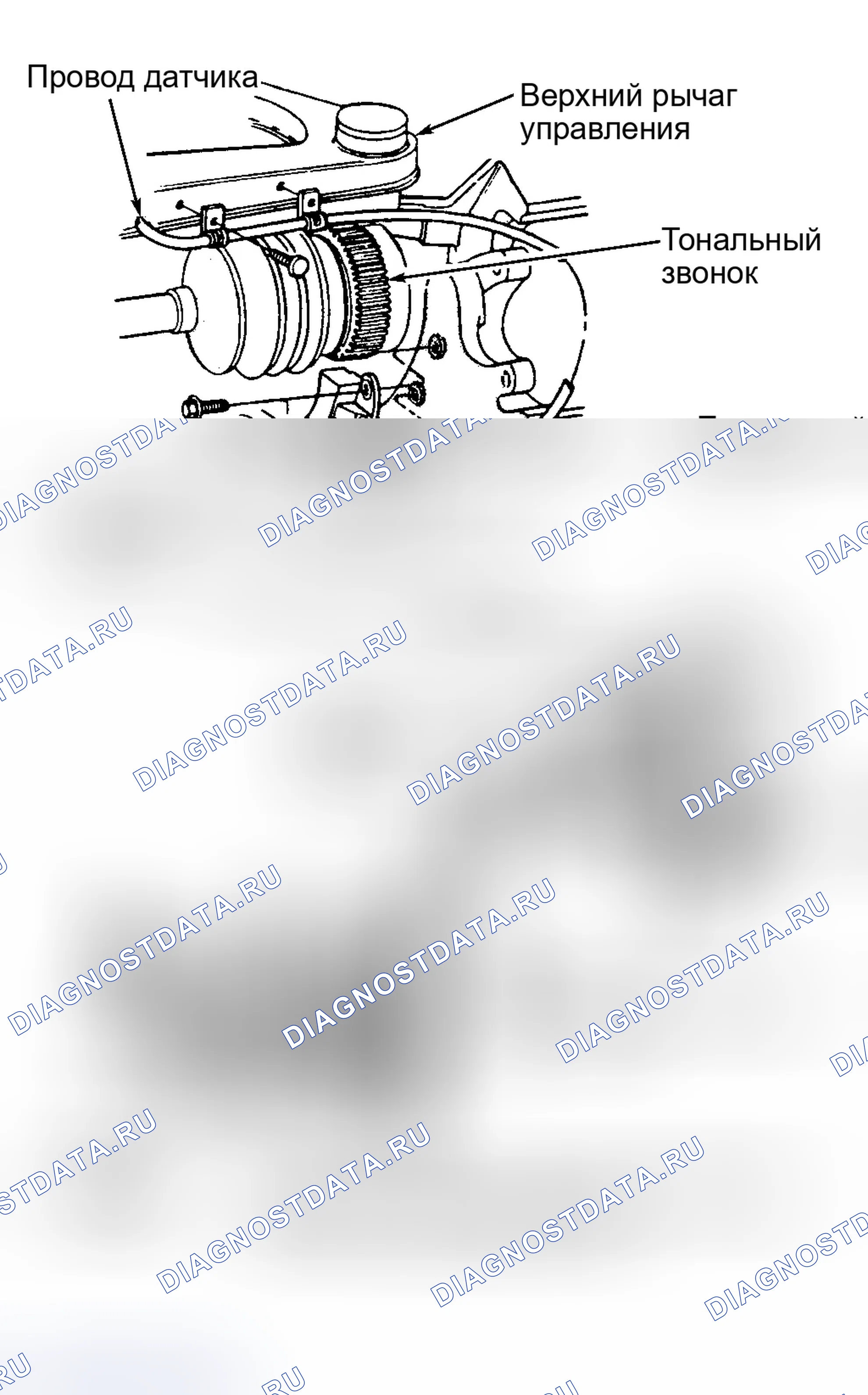 Рис. 33: ДАТЧИК СКОРОСТИ КОЛЕСА И ТОНАЛЬНОЕ КОЛЕСО. Dodge Dakota WS 