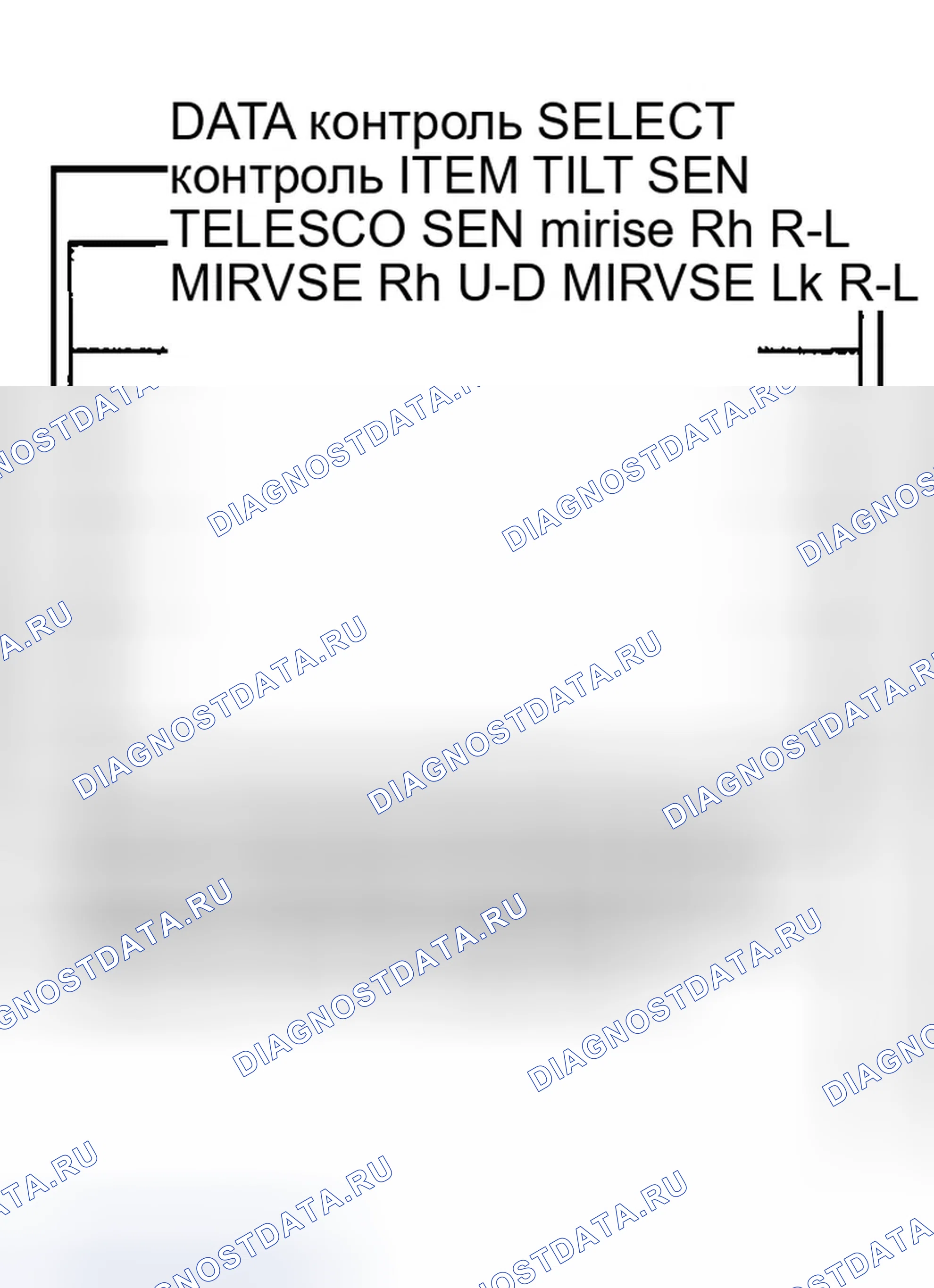 Рис. 93: ПРОВЕРКА ЦЕПИ ТЕЛЕСКОПИЧЕСКОГО ДАТЧИКА. Infiniti FX35 I