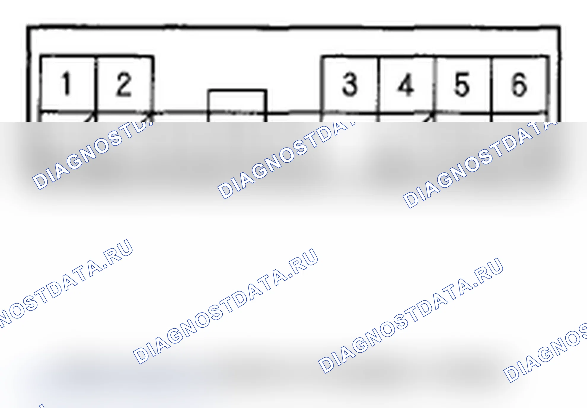 Рис. 54: РАЗЪЕМ АУДИОБЛОКА B (ВВЕРХ). Acura RDX I