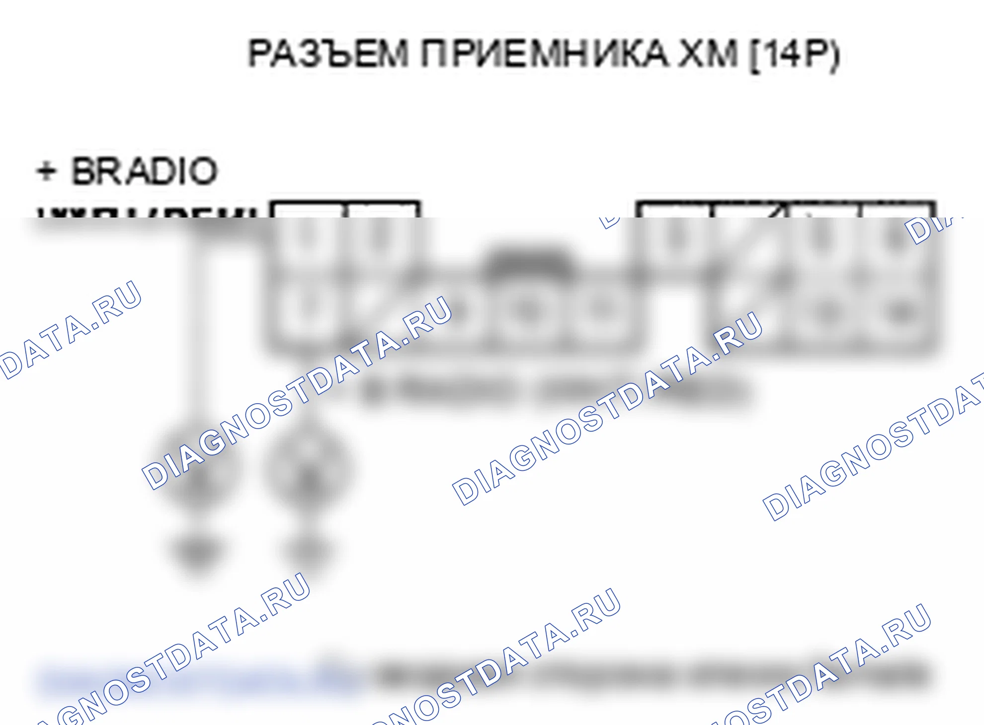 Рис. 60: Радиодисплей Xm пуст и информация о станции не отображается. Honda Ridgeline I