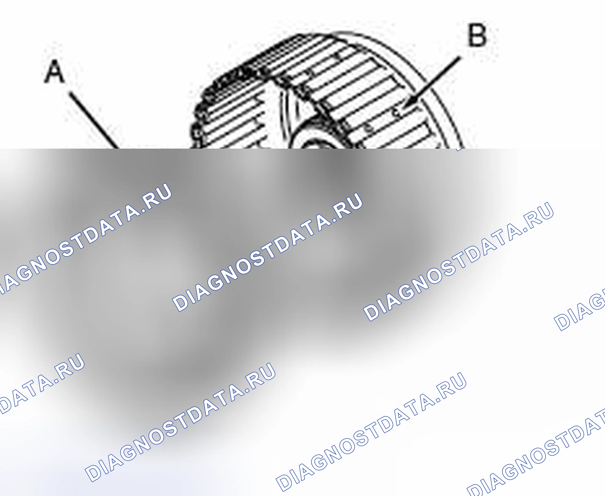 Рис. 471: > > B < < УСТАНОВКА ПОРШНЯ МУФТЫ ЗАДНЕГО ХОДА. Mitsubishi Galant IX рестайлинг