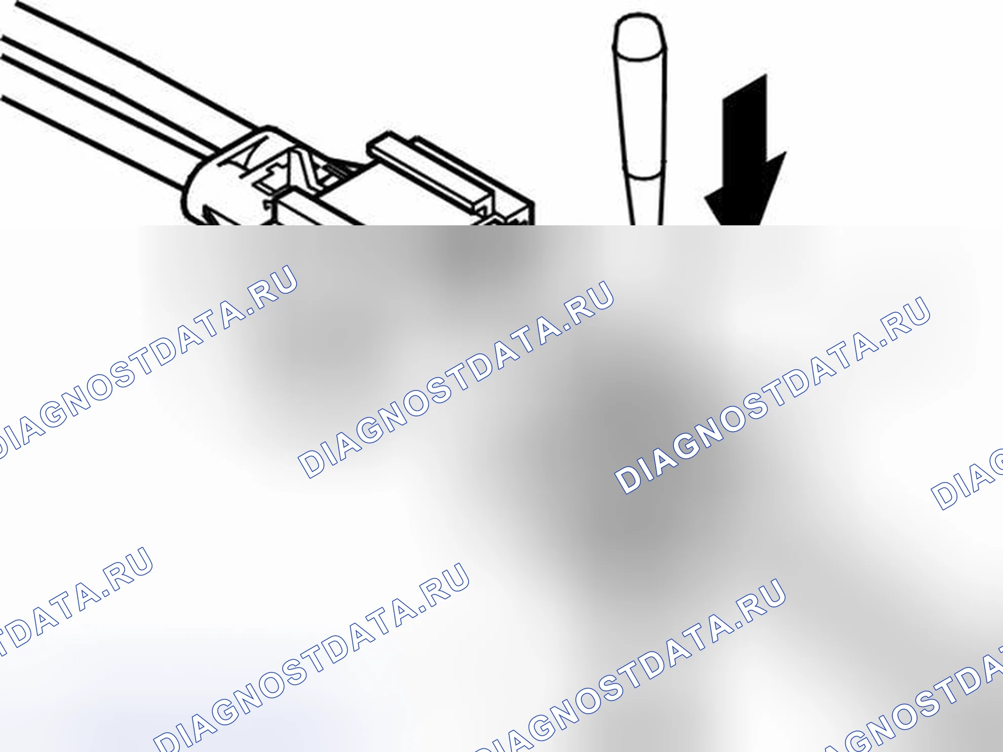 Рис. 359: РАЗБОРКА СОЕДИНИТЕЛЯ (2). Volvo XC70 II