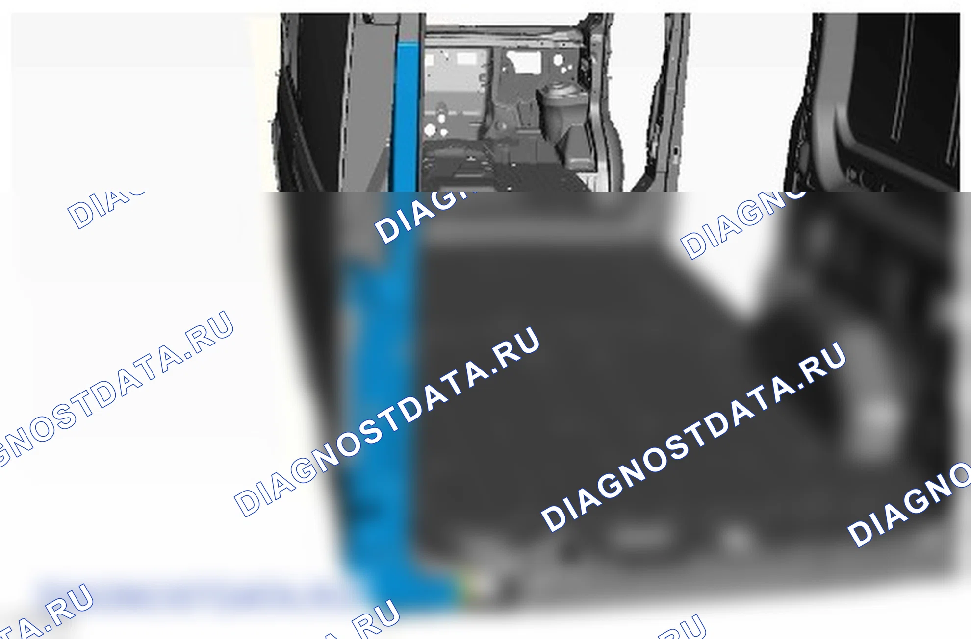 Как снять и установить панель крепления заднего фонаря. Ford Transit VIII