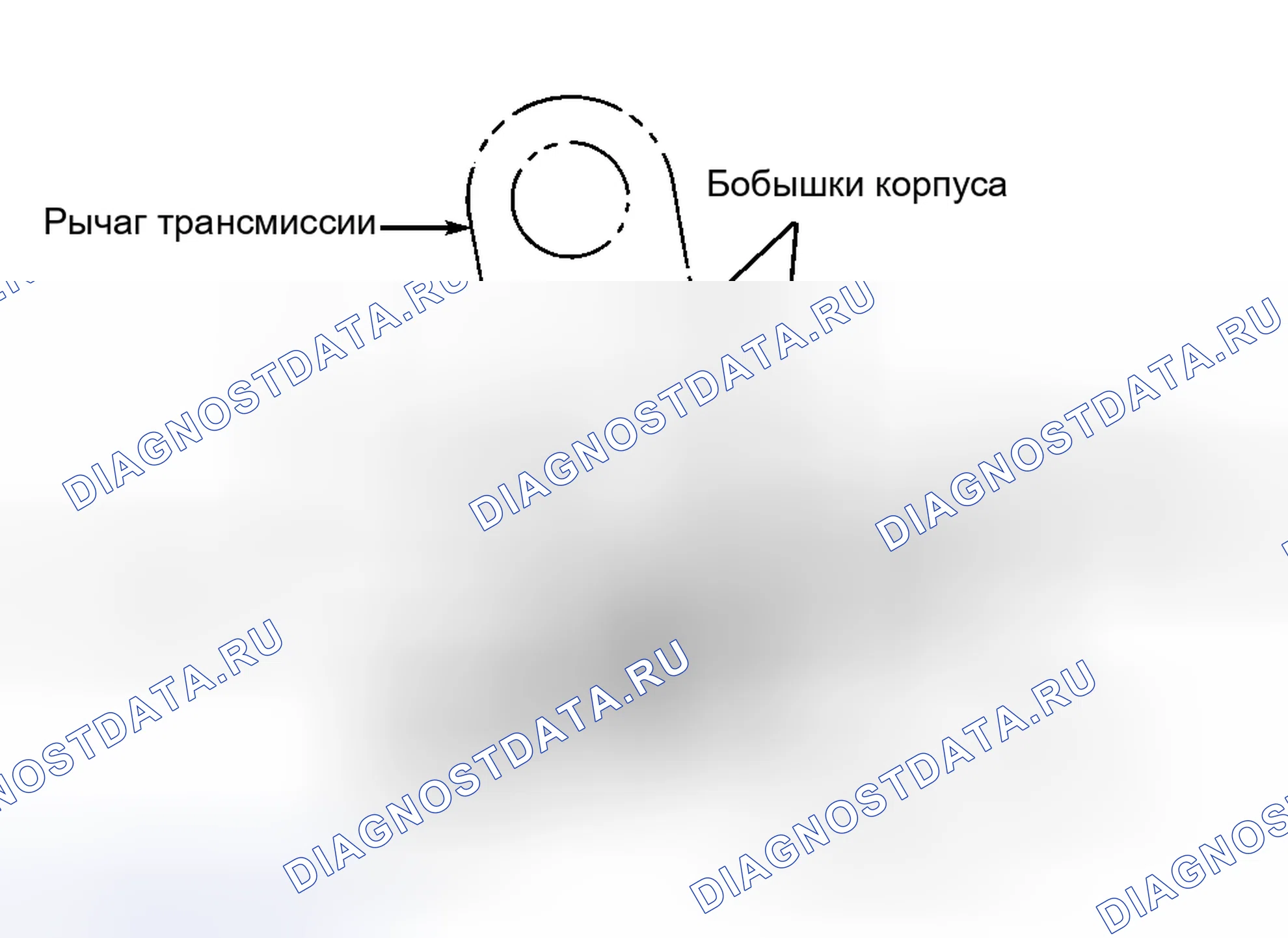 Рис. 77: РЫЧАЖНЫЙ МЕХАНИЗМ ПЕРЕКЛЮЧЕНИЯ ПЕРЕДАЧ. Subaru Legacy BC/BJ/BF