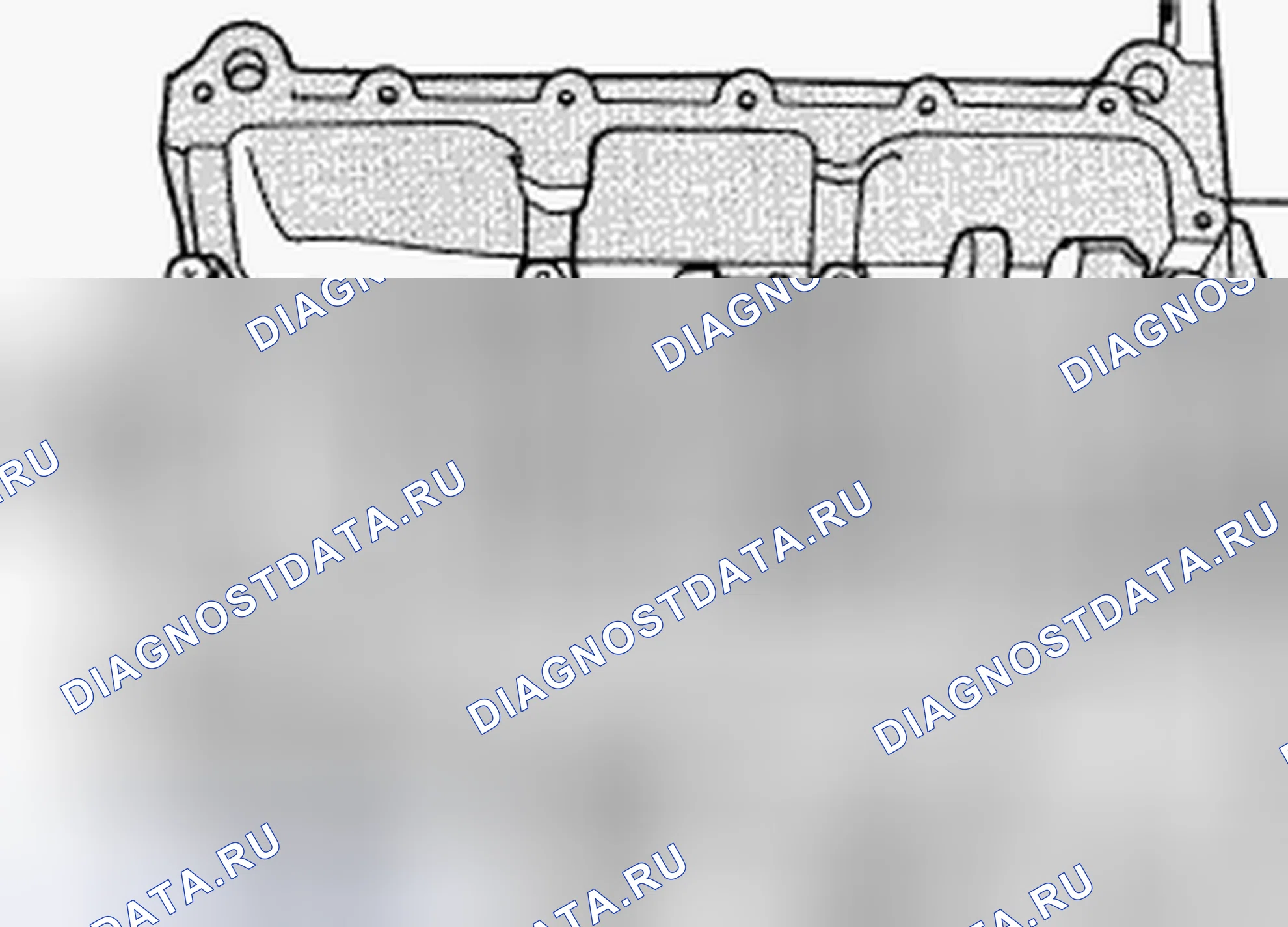 Рис. 100: ФИТИНГ ОСНОВНОГО ПОДШИПНИКА. Chrysler Town & Country V