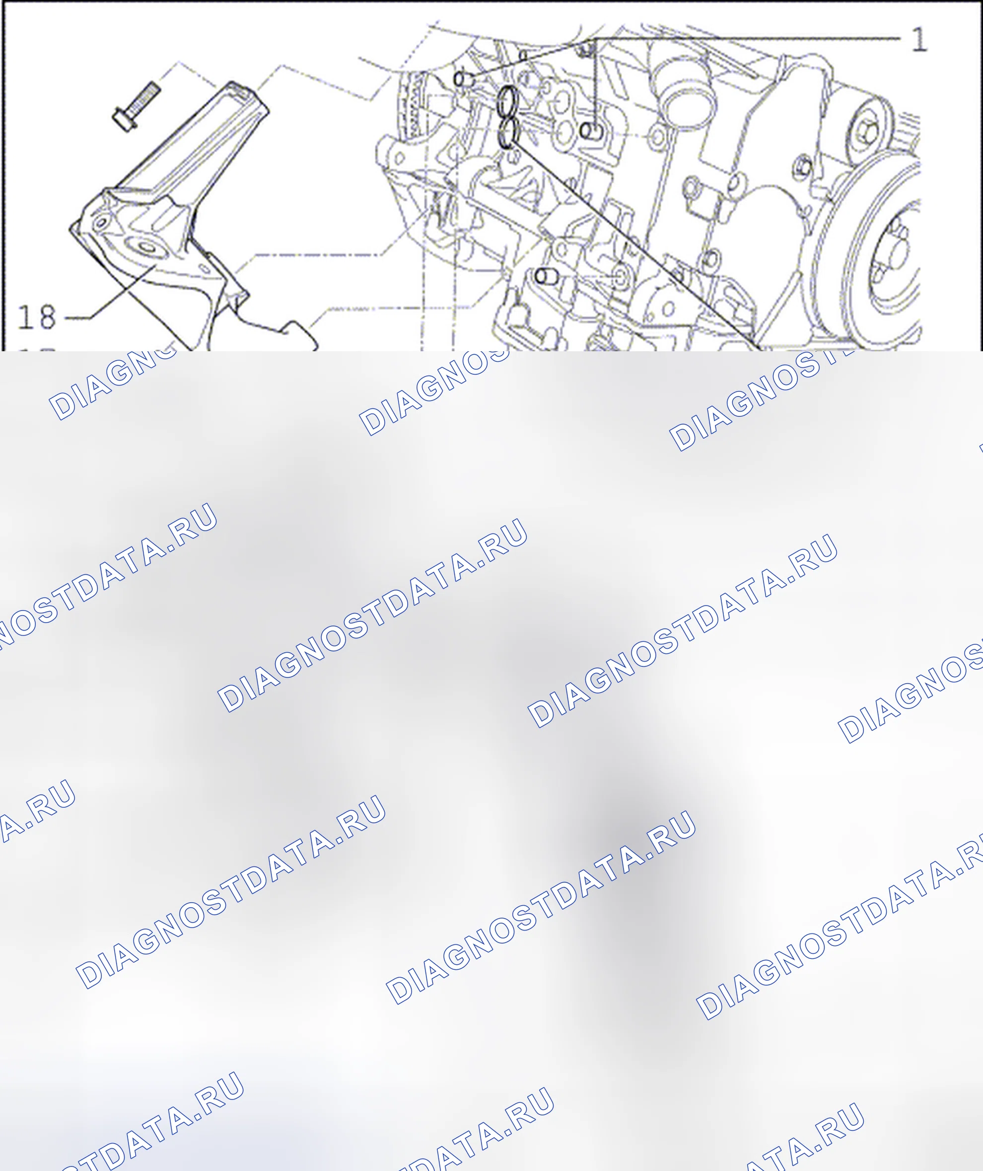 Рис. 18: ОБЗОР КОРПУСА МАСЛЯНОГО ФИЛЬТРА. Volkswagen Touareg I