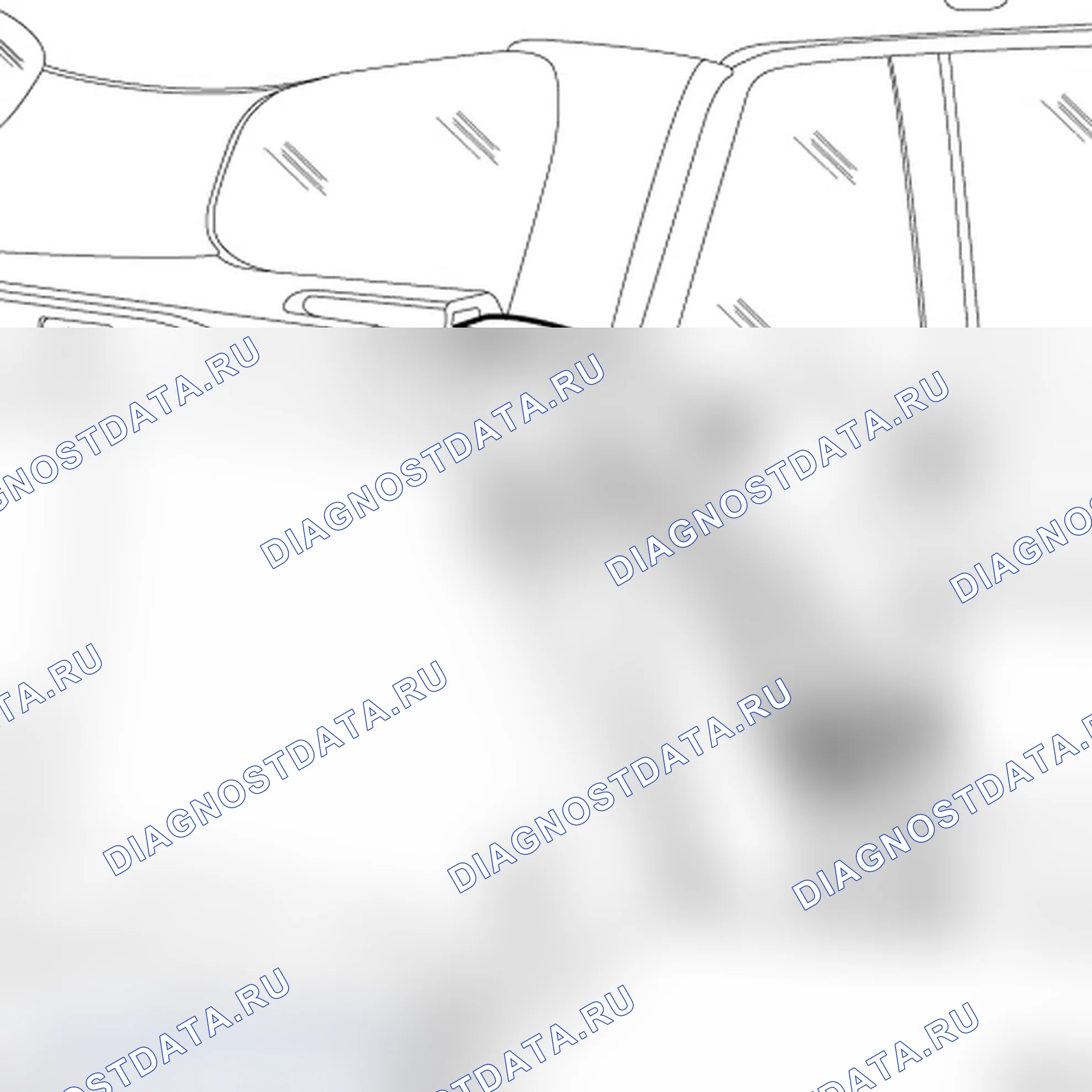 Верхняя облицовка порога задней двери. Renault Laguna III