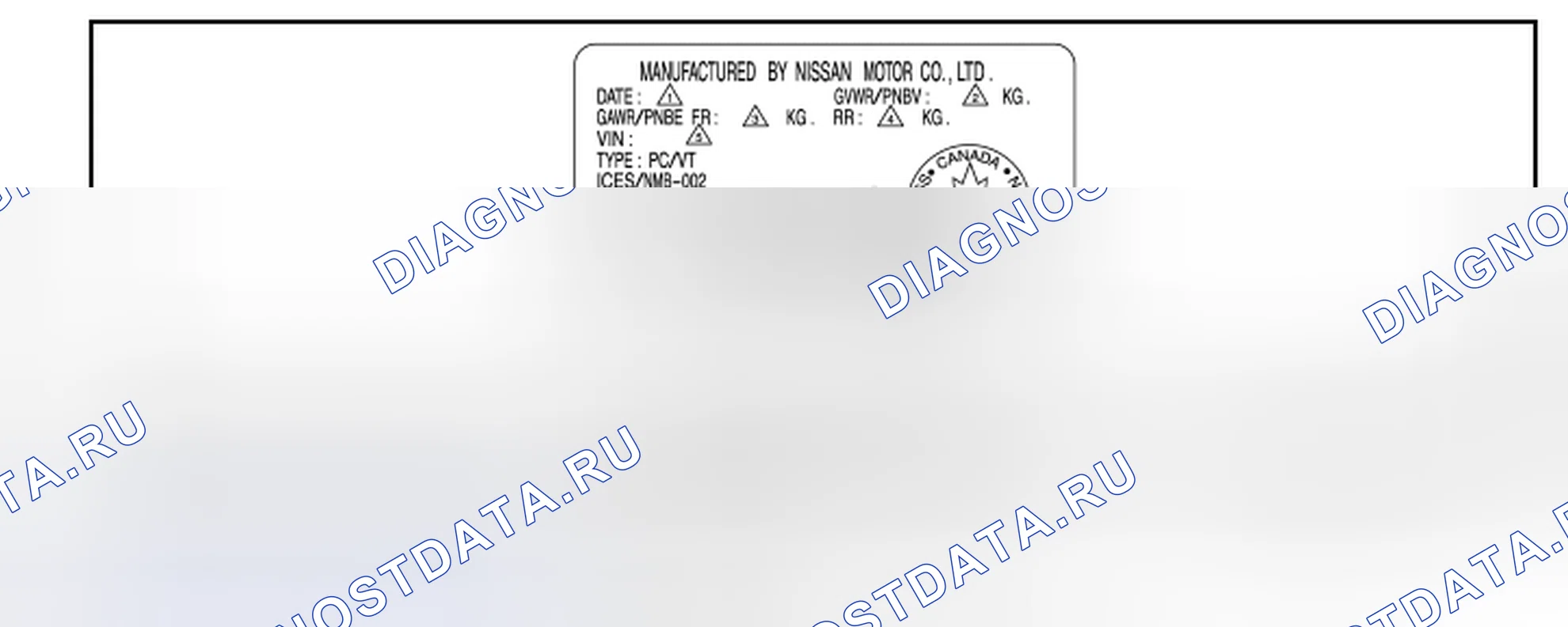 Рис. 6: Для КАНАДЫ. Nissan Leaf I