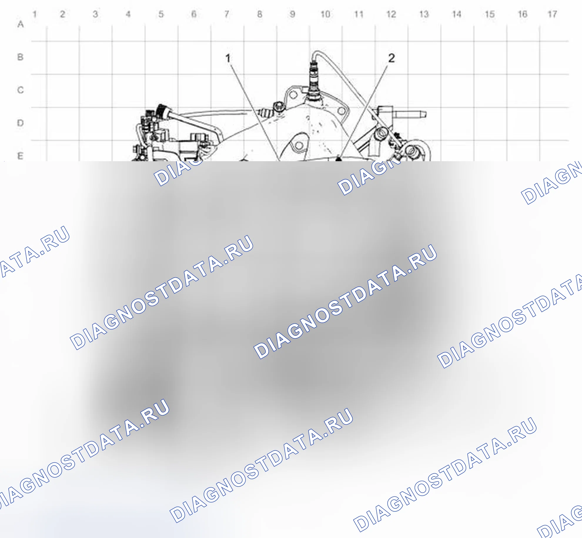 Рис. 24: Прокладка кабелей двигателя (LEA). Chevrolet Captiva I рестайлинг 2