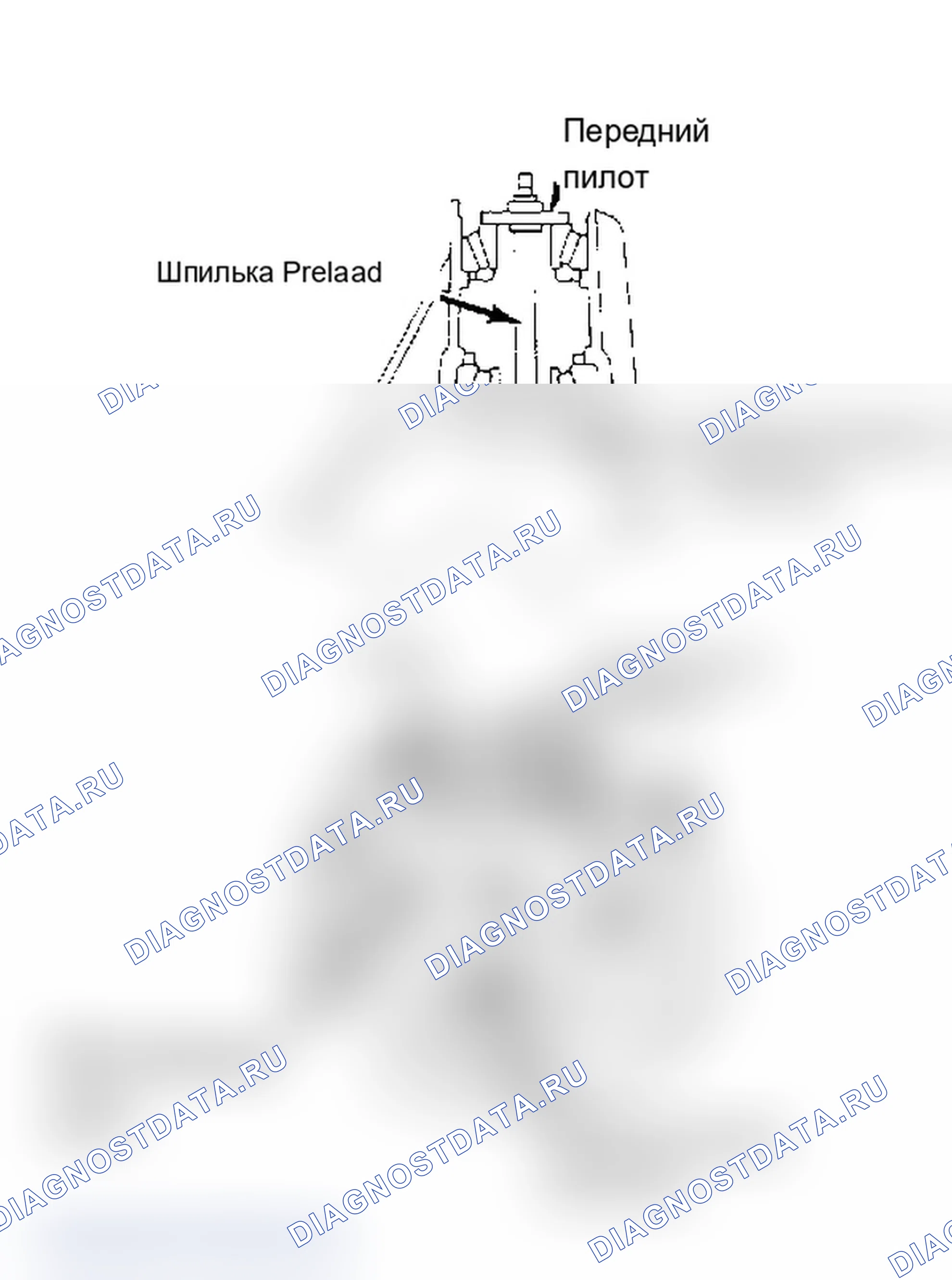 Рис. 15: Повторная сборка, установка и регулировка. Isuzu Amigo I