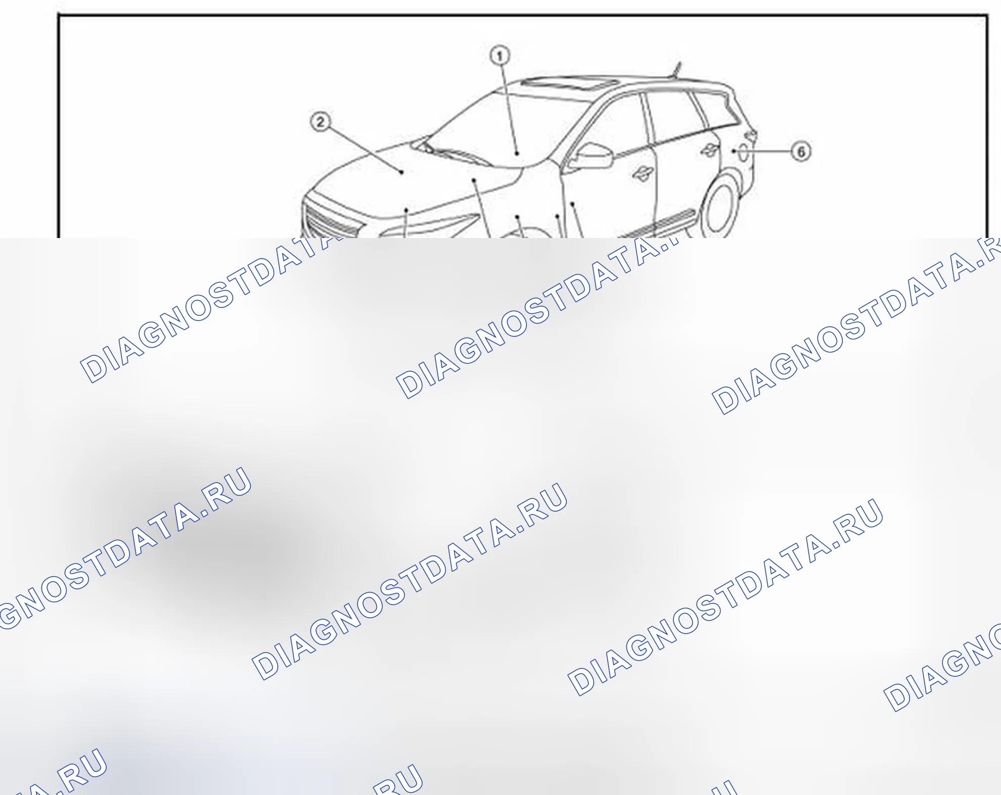 Рис. 94: Расположение компонентов. Infiniti QX60 I