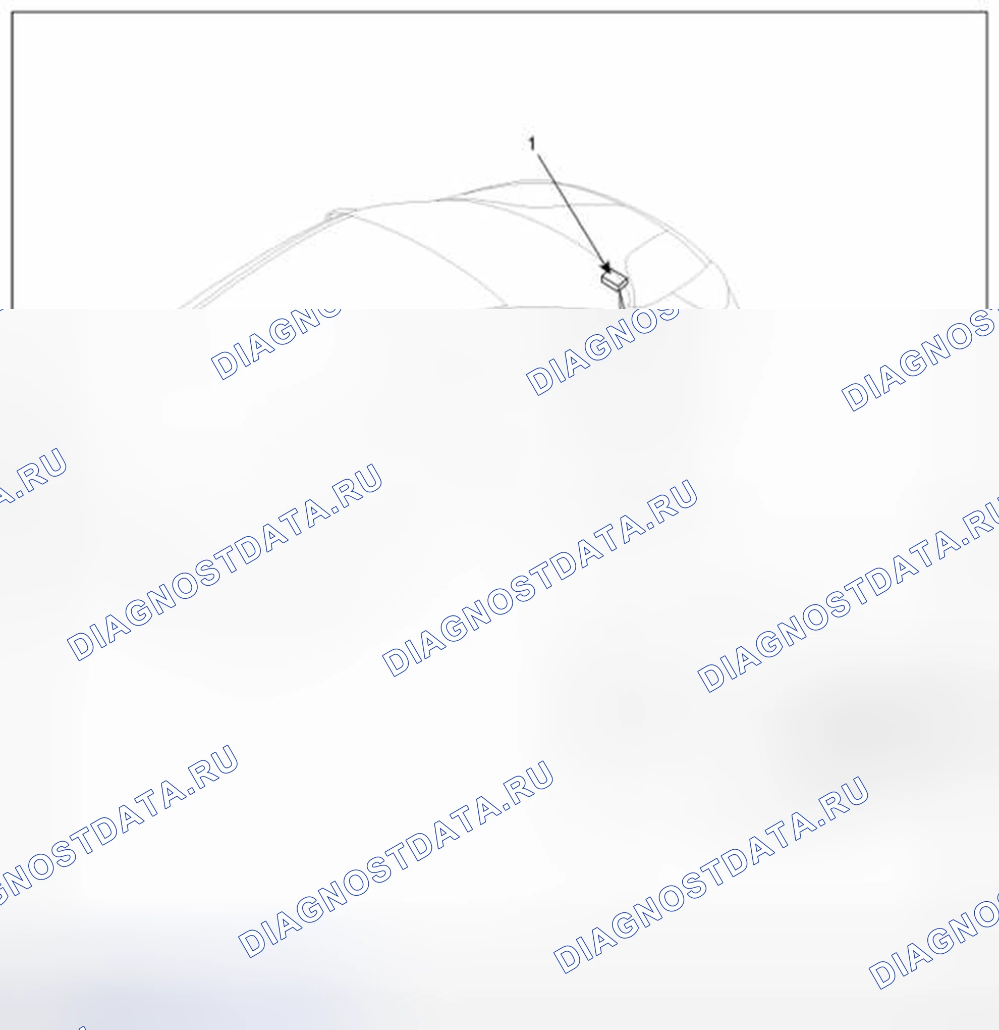 Рис. 45: Расположение компонентов. BMW 6 серия F06/F13/F12