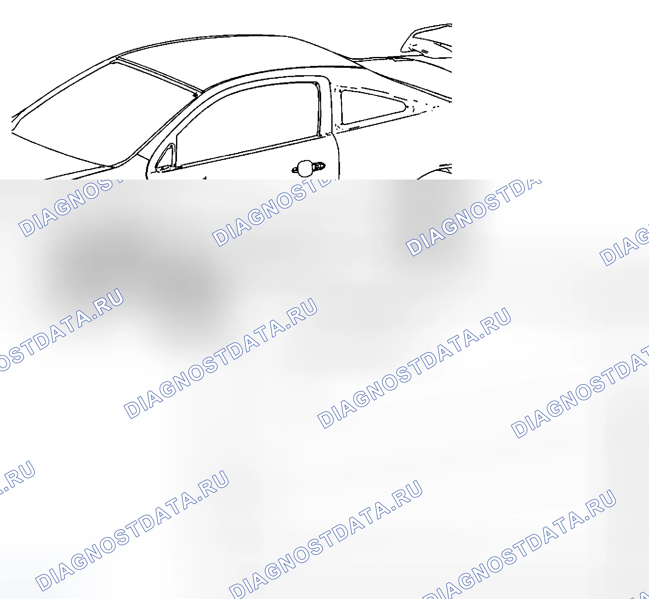 Рис. 16: Замена эмблемы / шильдика - дверь. Chevrolet Cobalt I