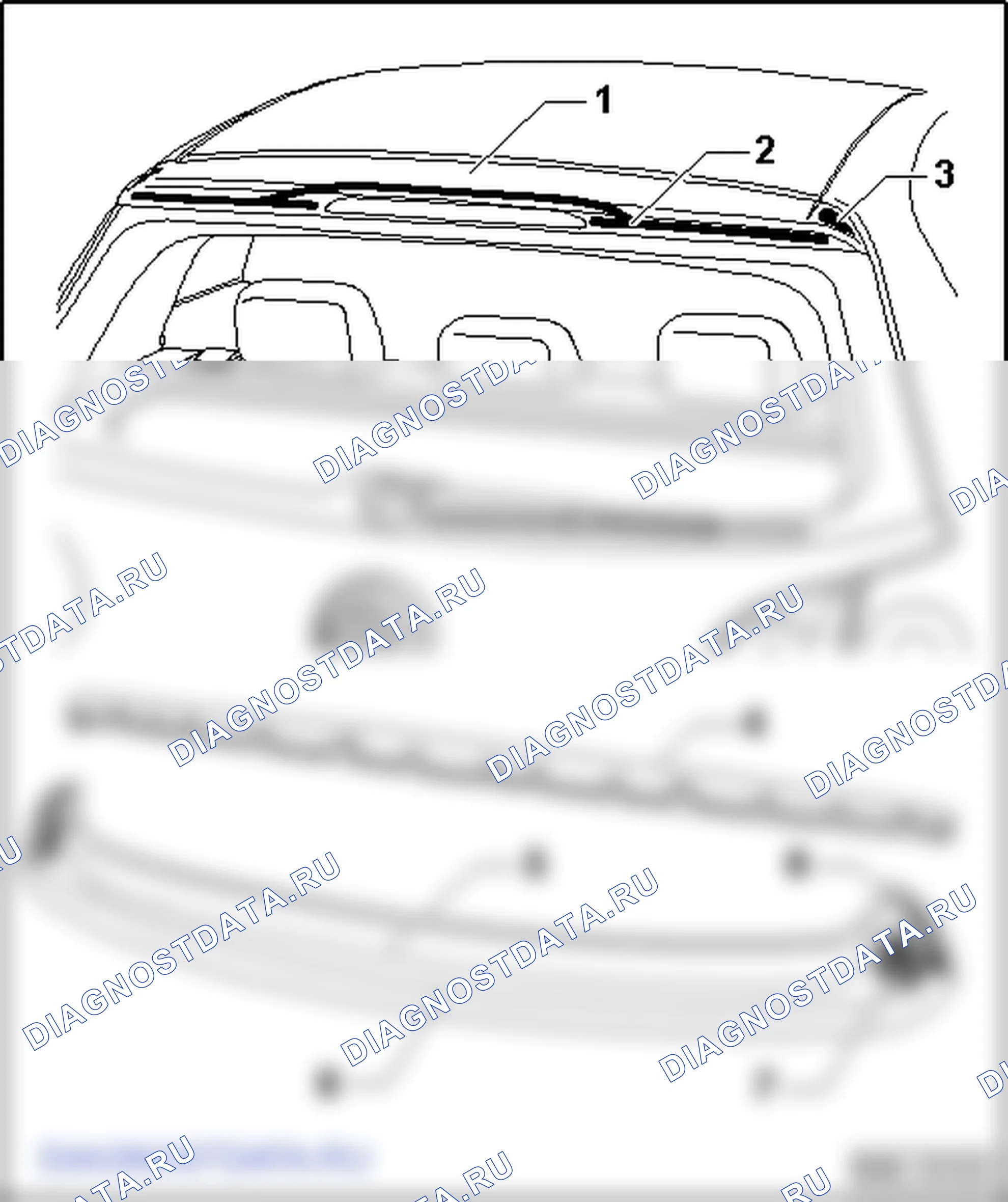 Спойлер на крыше. Volkswagen Golf Mk5