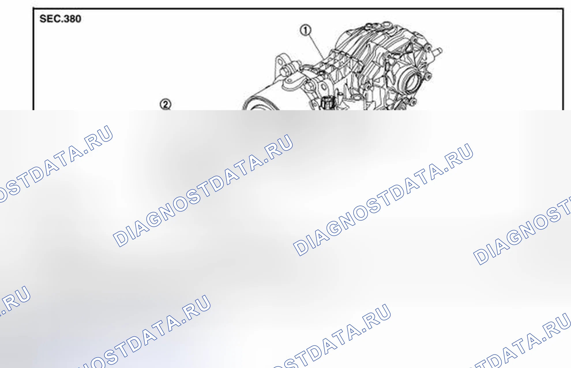 Рис. 73: Разнесенный вид. Nissan Pathfinder IV рестайлинг