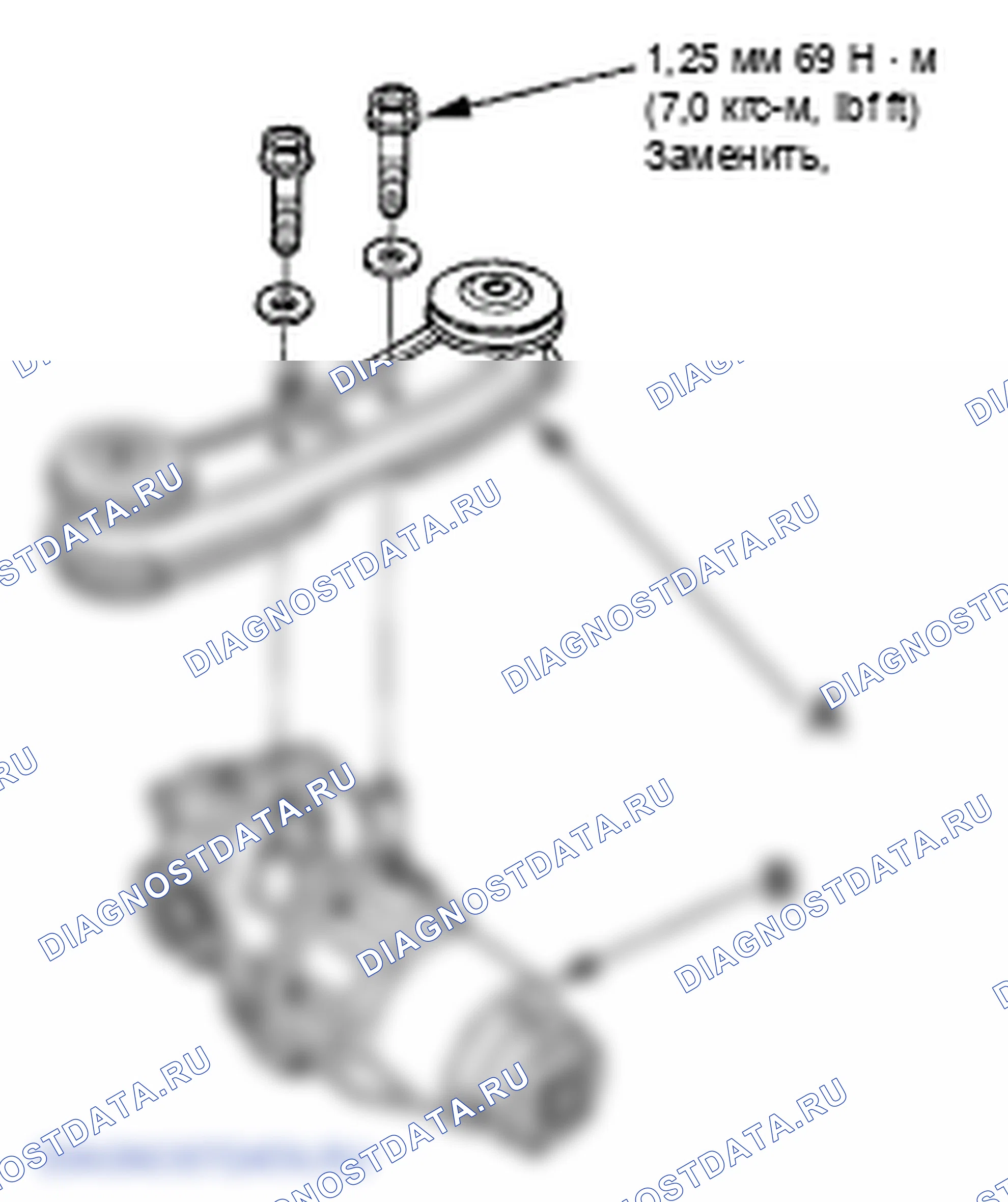 Рис. 42: Установка заднего дифференциала. Honda Element YH2 рестайлинг 2
