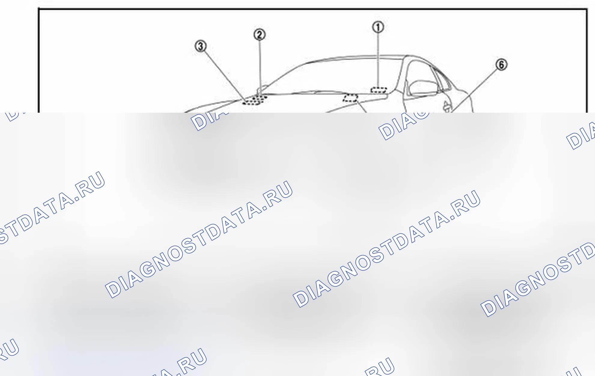 Рис. 28: ИДЕНТИФИКАЦИОННЫЙ НОМЕР. Infiniti Q60 I