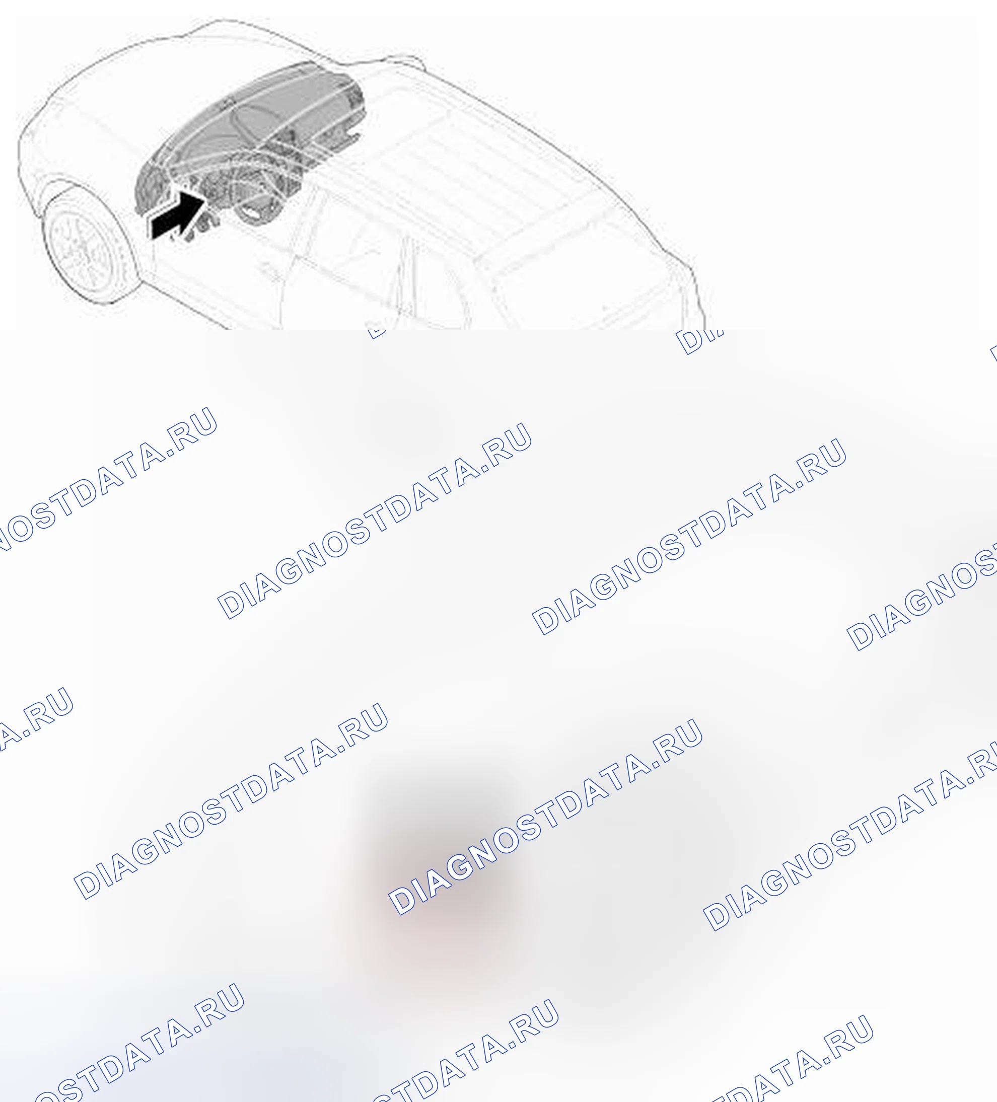 Рис. 3: Снятие выключателя зажигания. Porsche Cayenne GTS 957 рестайлинг