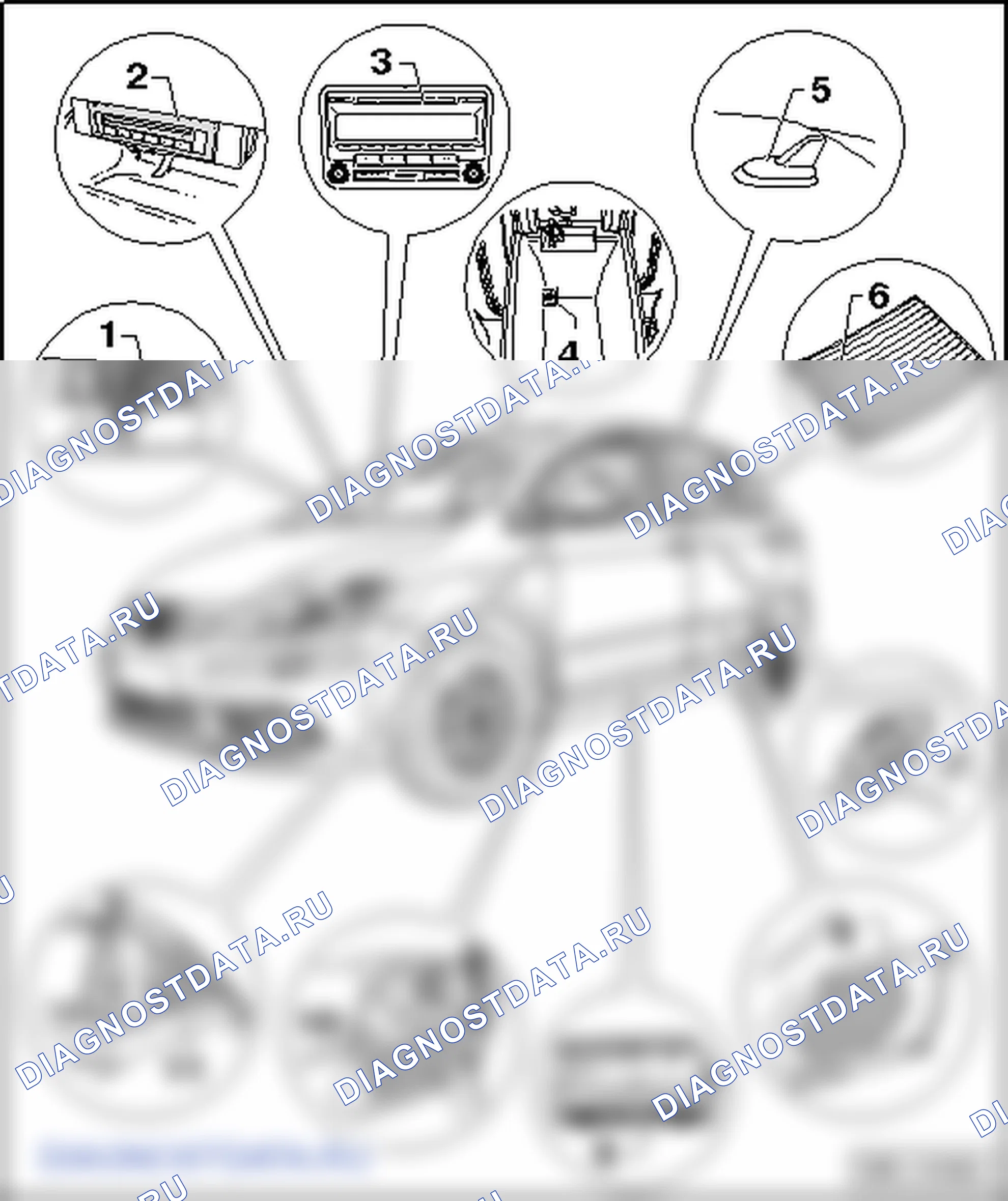 Аудиосистема RCD 310. Volkswagen Golf Mk5