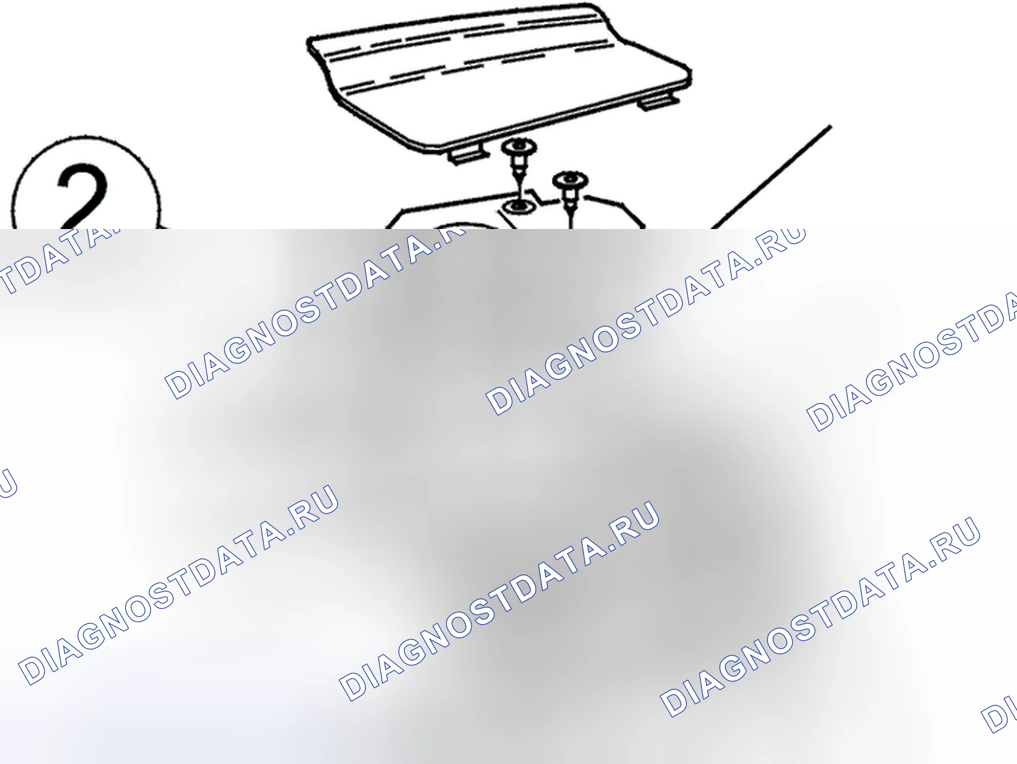 Рис. 247: Демонтаж громкоговорителей. Volvo C70 I