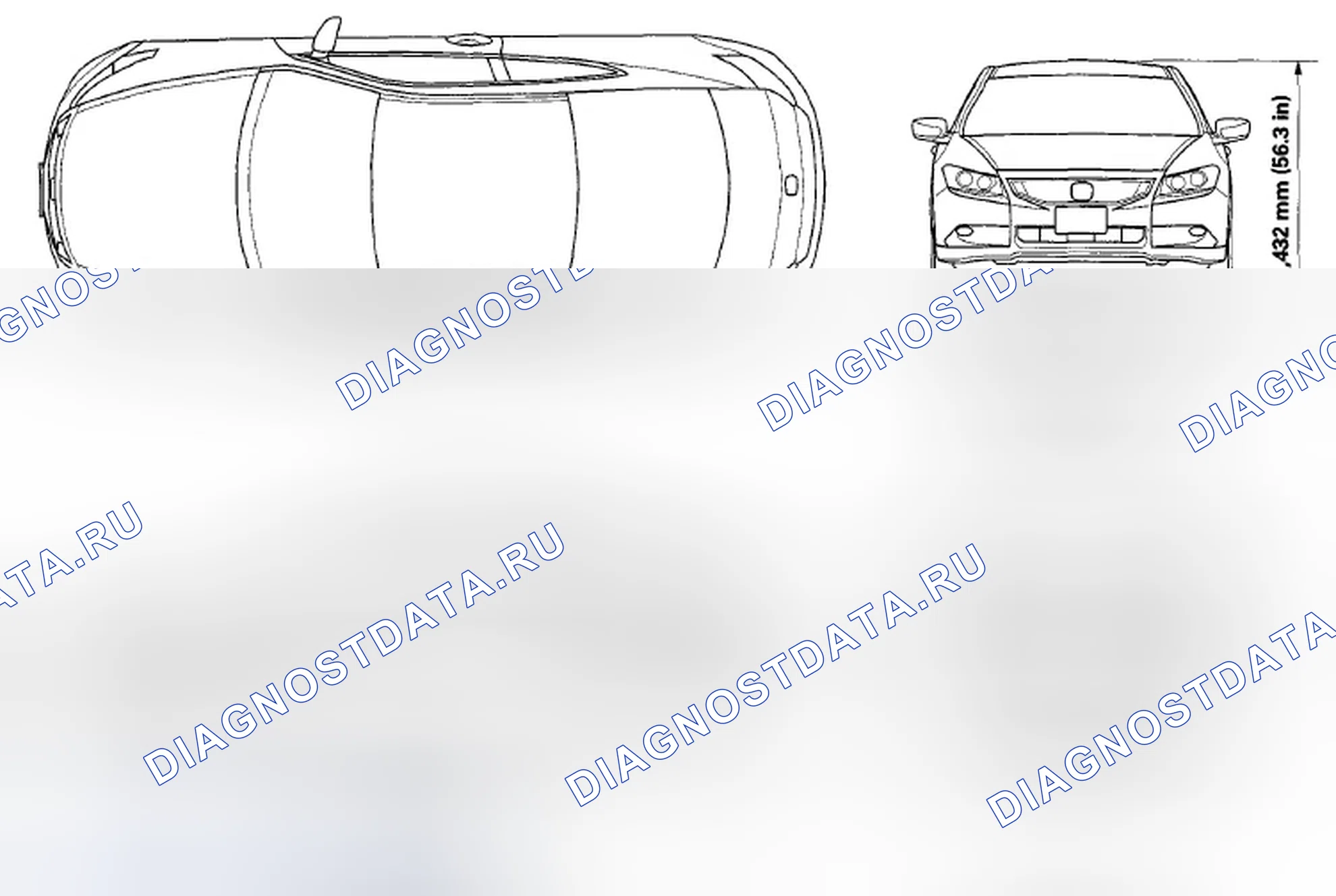 Рис. 4: 2-дверная модель. Honda Accord VIII рестайлинг
