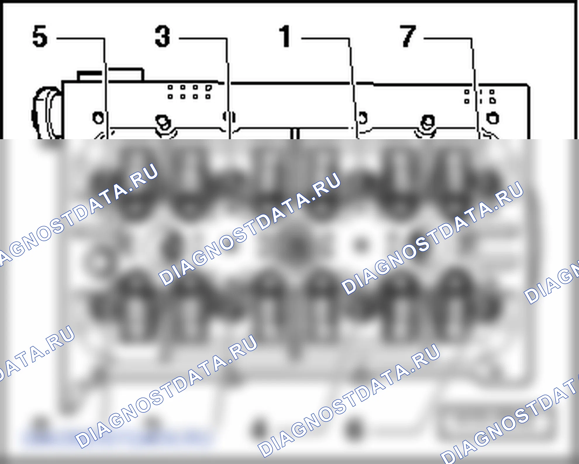 Головка блока цилиндров (3-х цилиндровый двигатель впрыска (1.2л)). SEAT Ibiza IV