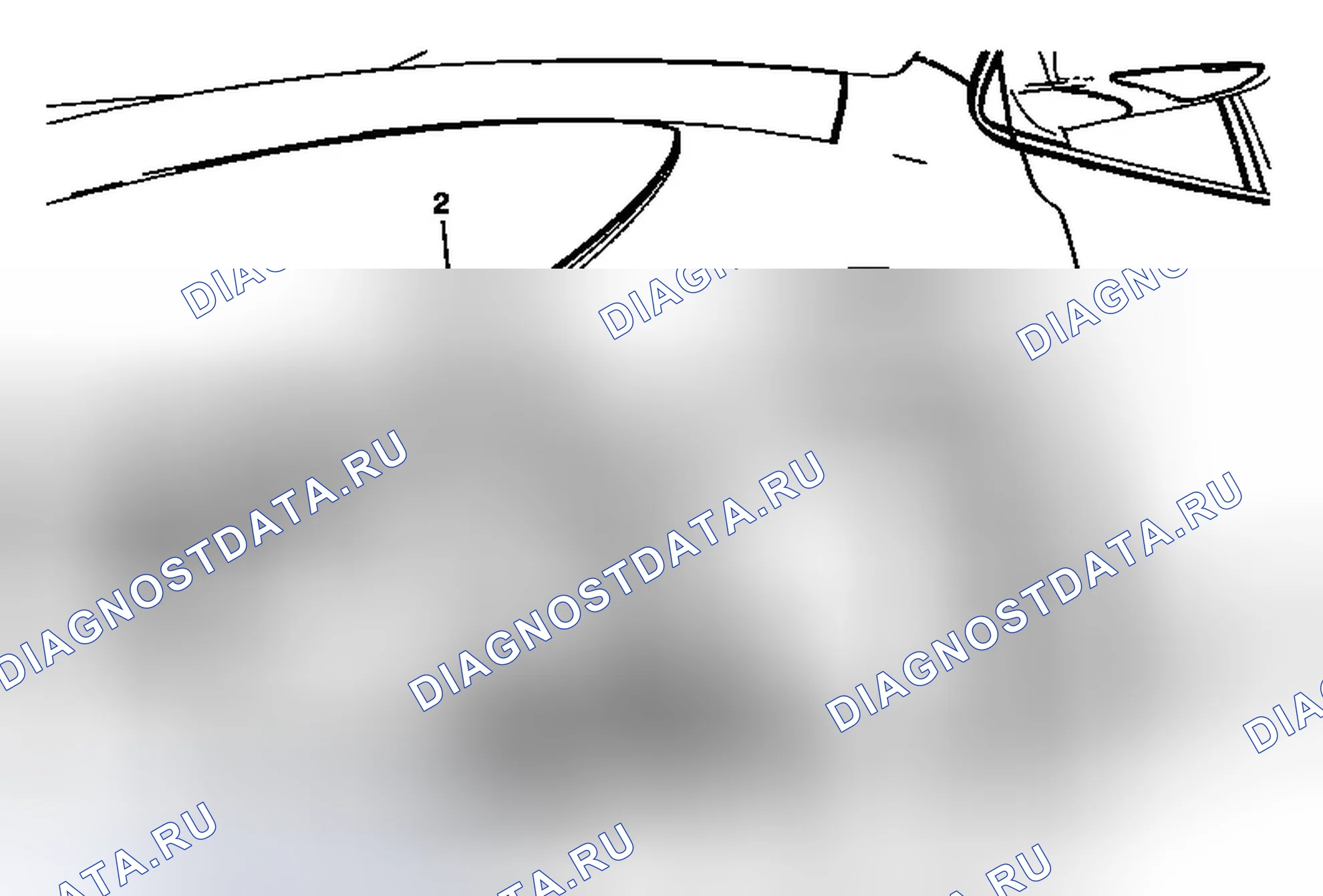 Рис. 26: Замена кронштейна передней панели бампера (анклав). GMC Acadia I рестайлинг