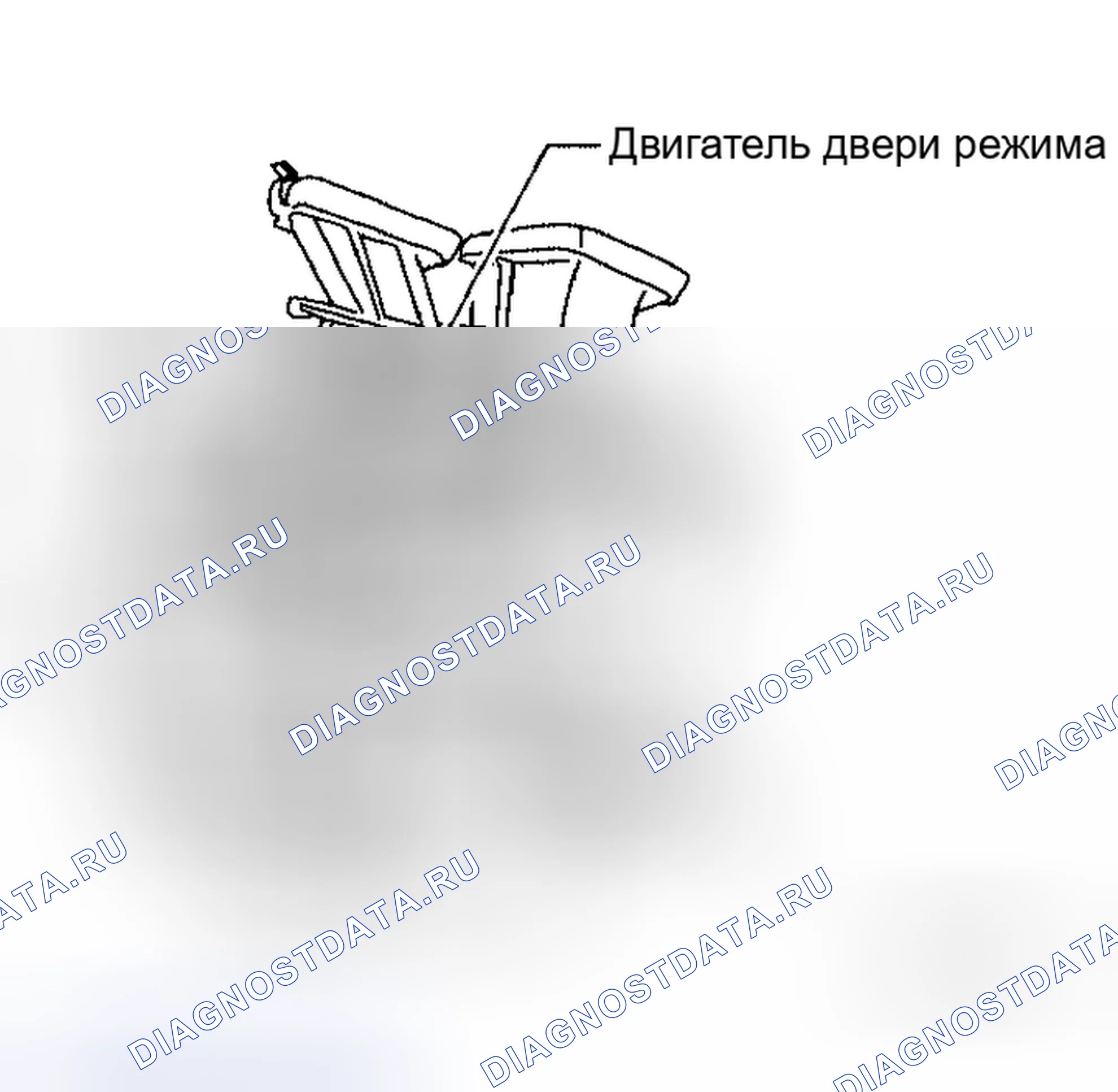 Рис. 167: Режим двигателя двери. Honda Prelude I