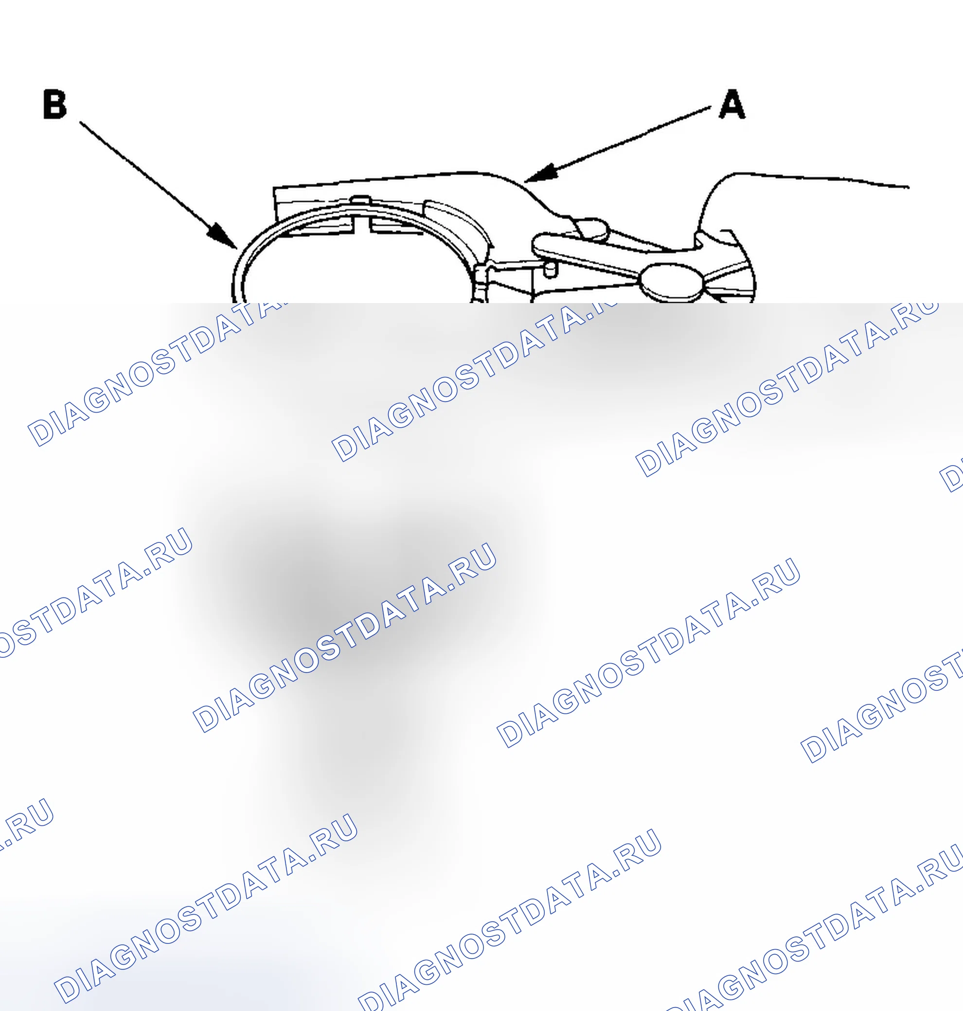 Рис. 431: Замена поршневого кольца. Honda Odyssey I