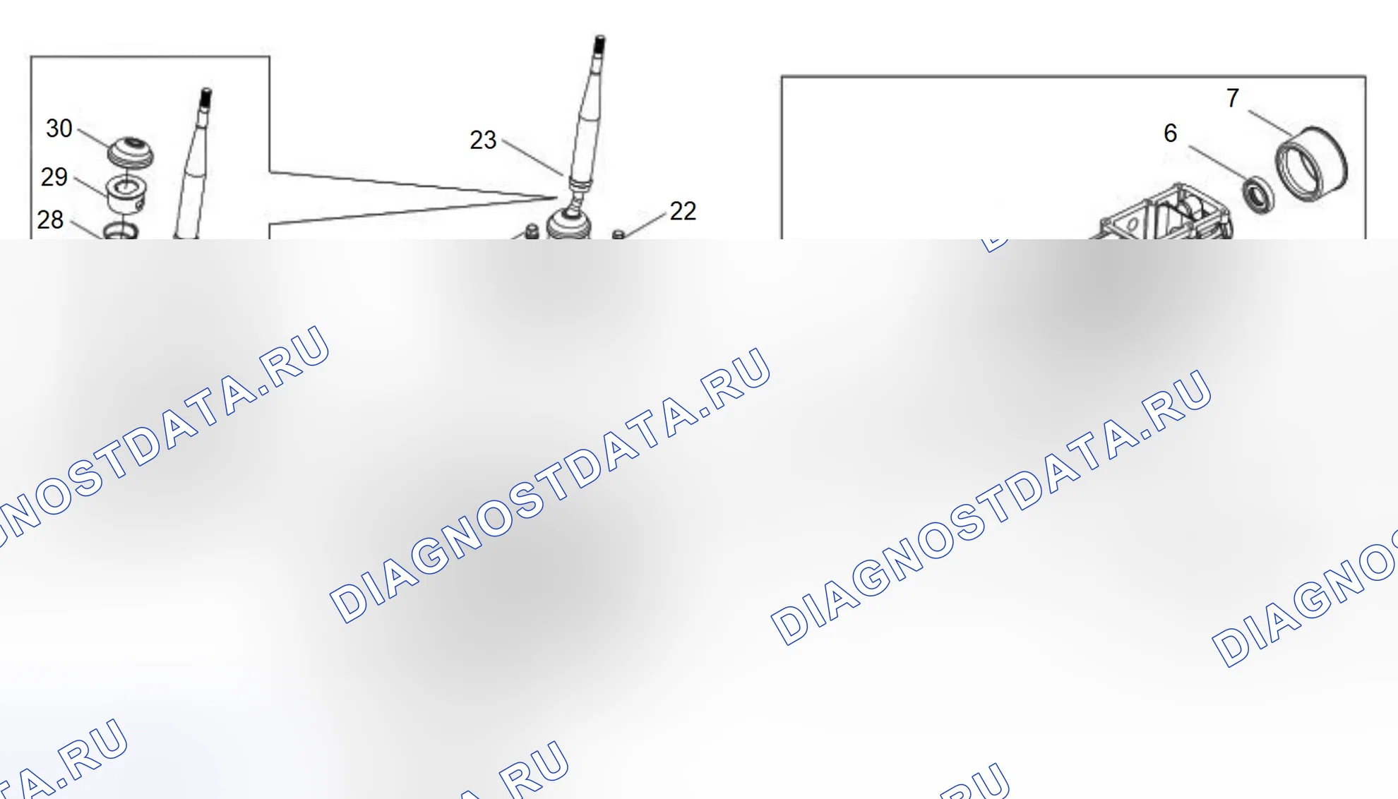 Схема расположения узла трансмиссии — Great Wall Wingle-5. Great-Wall Wingle 5 I
