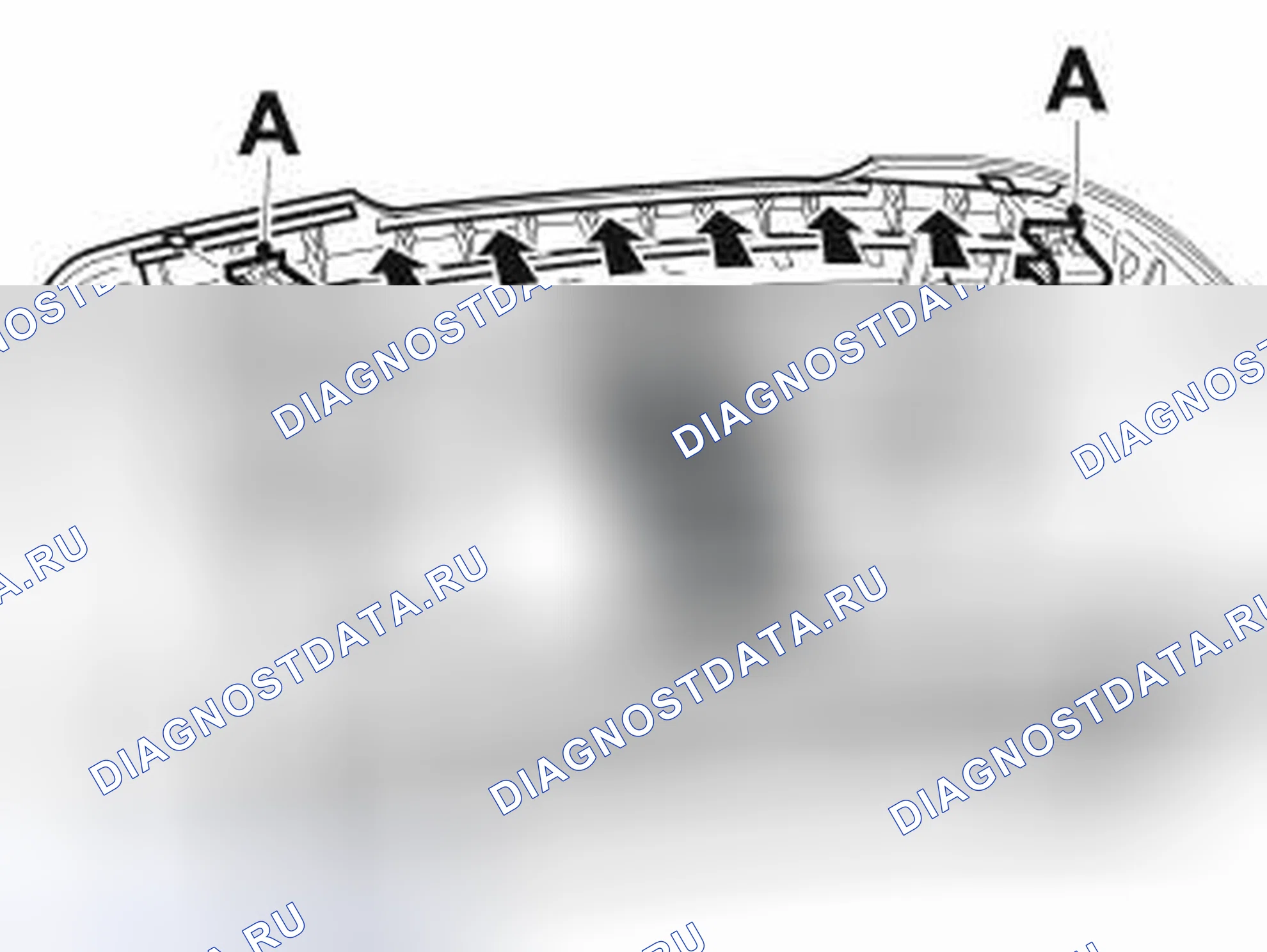 Рис. 404: УСТАНОВКА БАМПЕРА. Volvo S40 II