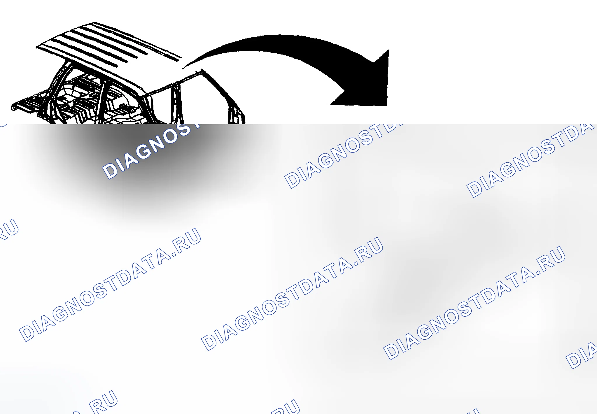 Рис. 120: Антенна глобальной системы позиционирования. Chevrolet TrailBlazer I