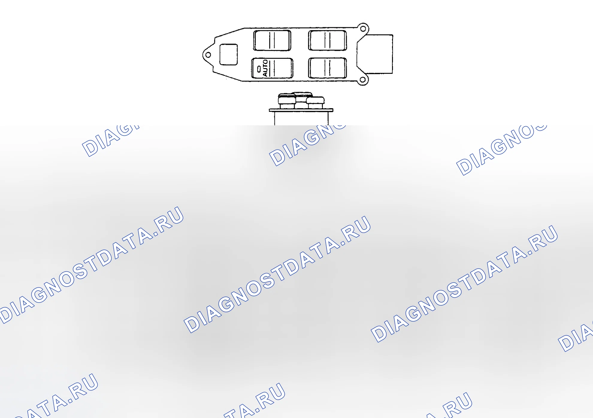 Рис. 5: ГЛАВНЫЙ ВЫКЛЮЧАТЕЛЬ. Subaru Legacy BC/BJ/BF
