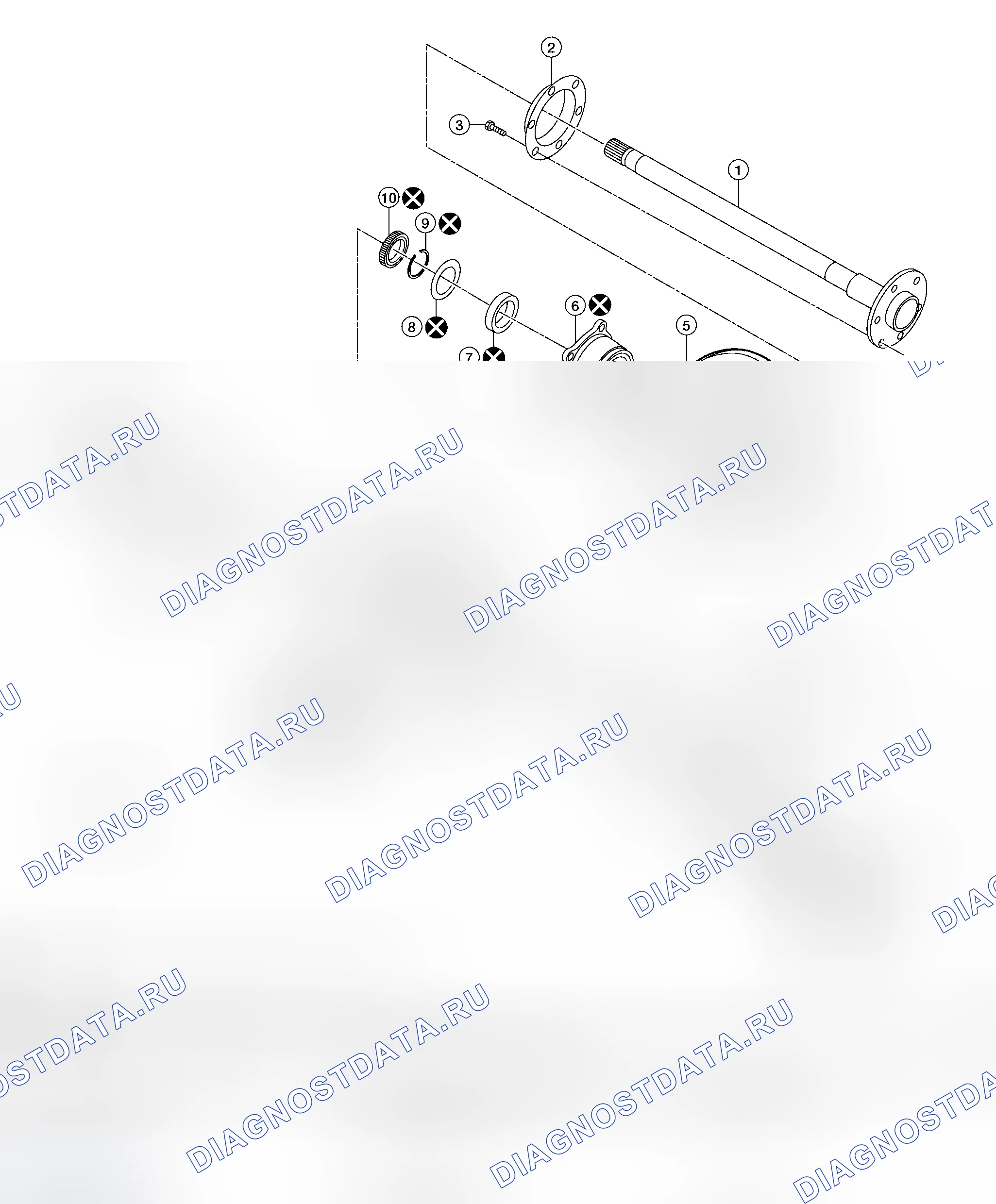 Рис. 4: Демонтаж и монтаж. Honda Odyssey I