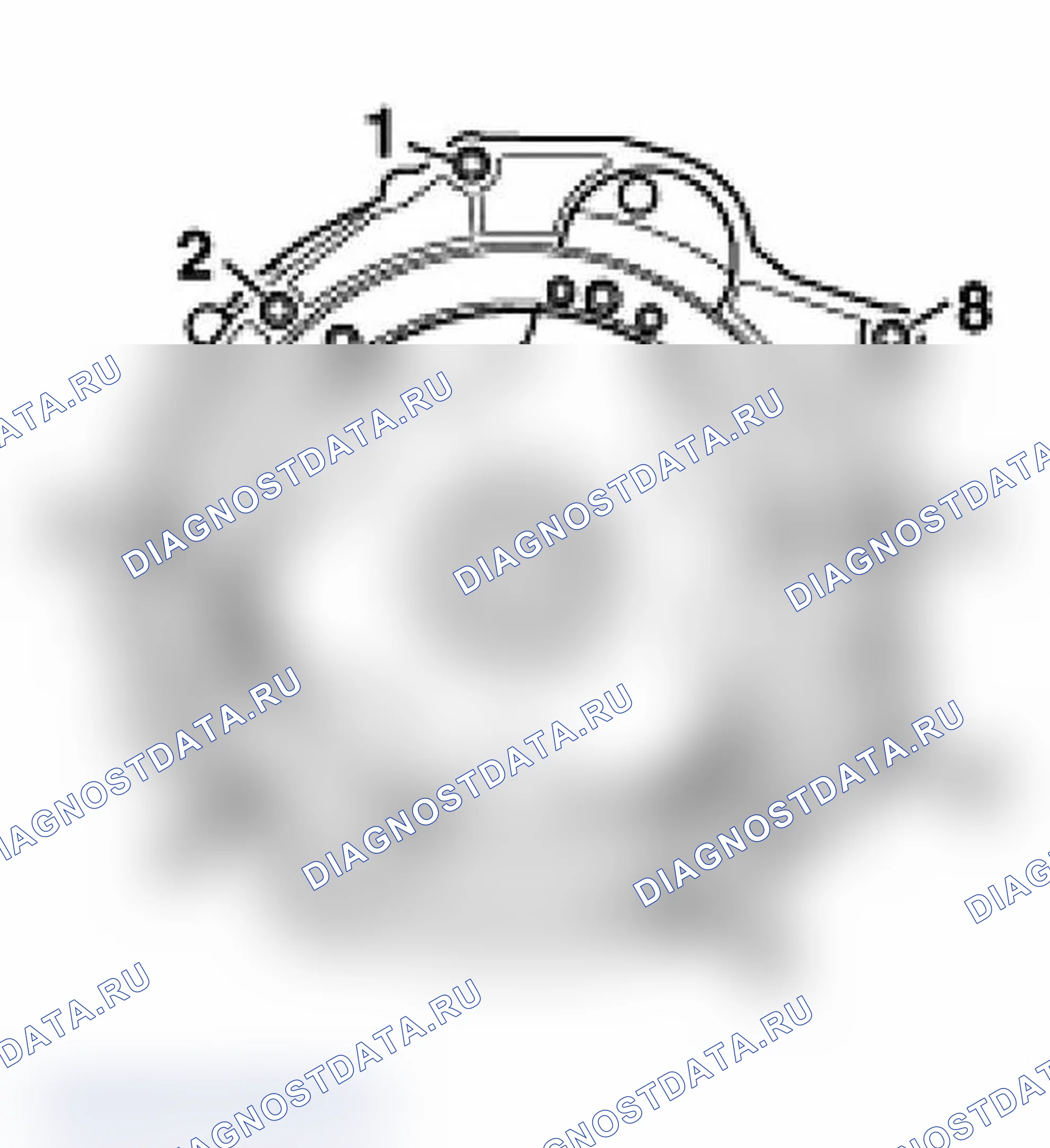 Рис. 84: Установка корпуса преобразователя. Porsche 911 Carrera 4S 996 рестайлинг