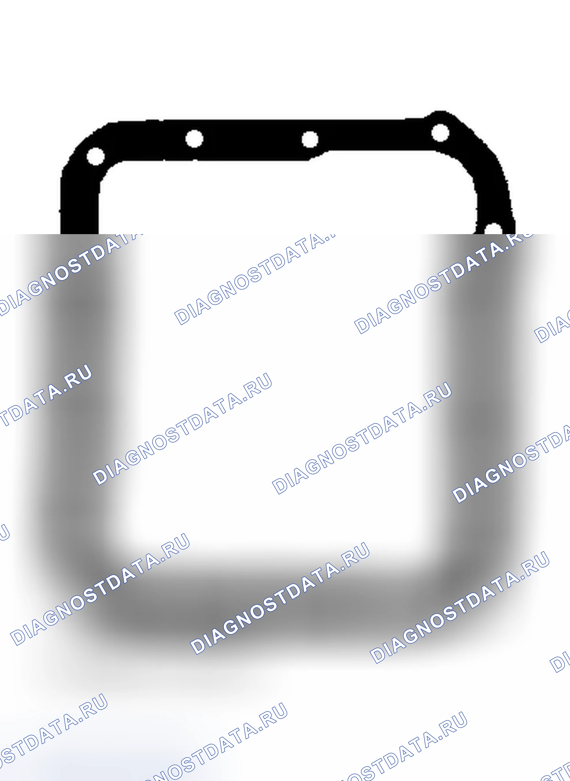 Рис. 162: Прокладка поддона Mitsubishi F4a41, F4a42 и F4a51. Honda Civic VI
