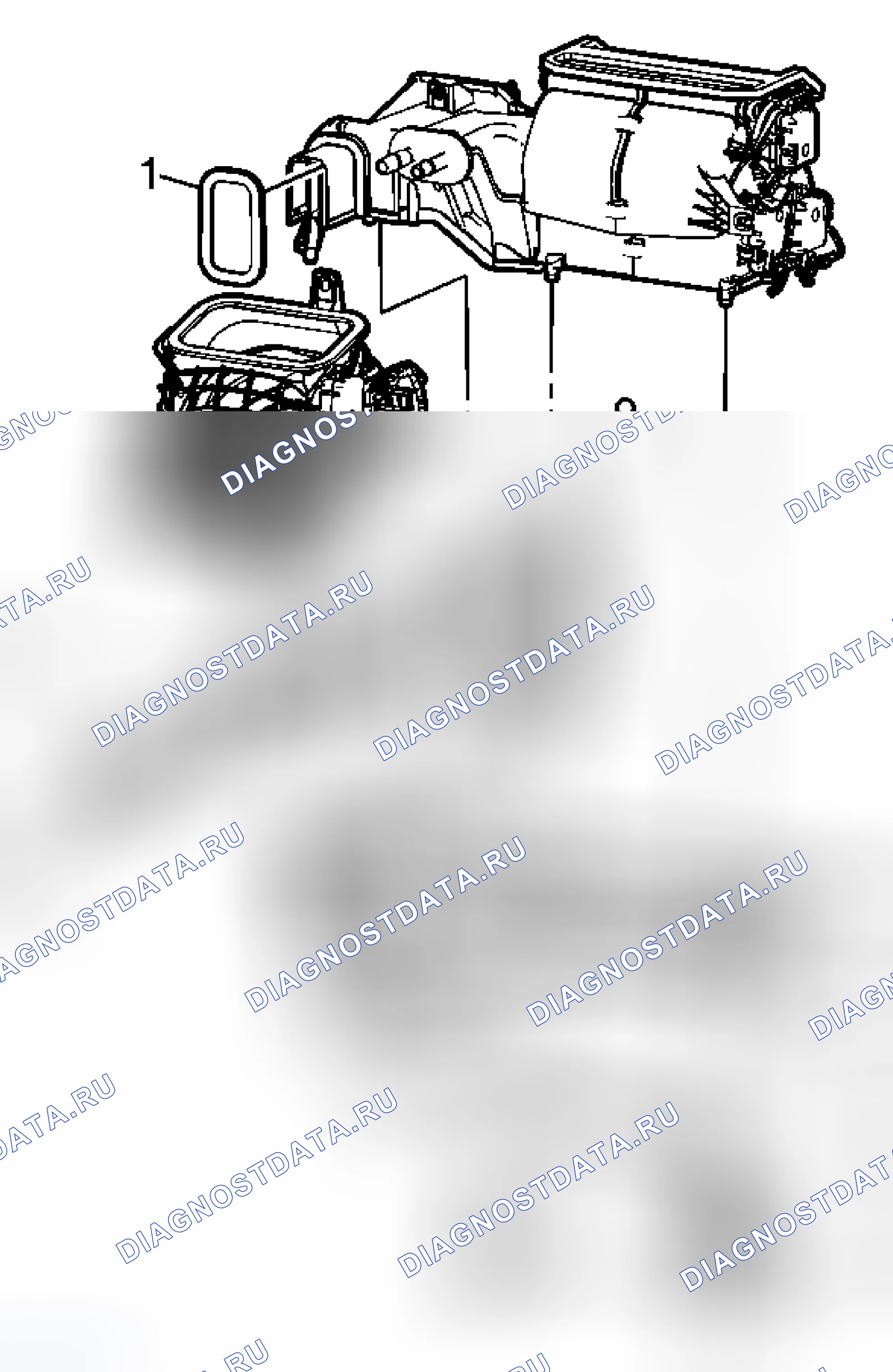 Рис. 19: Замена активной зоны испарителя (левый привод). Hummer H3 I