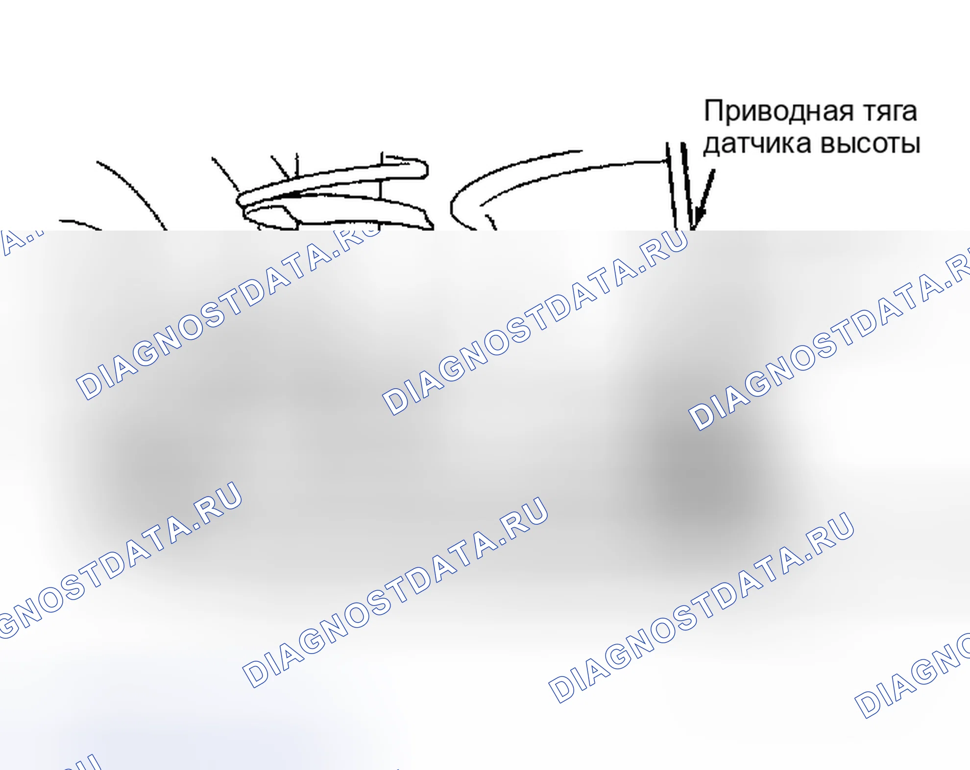 Рис. 1: РЕГУЛИРОВКА ВЫСОТЫ ТРАНСПОРТНОГО СРЕДСТВА. Mitsubishi Galant VI