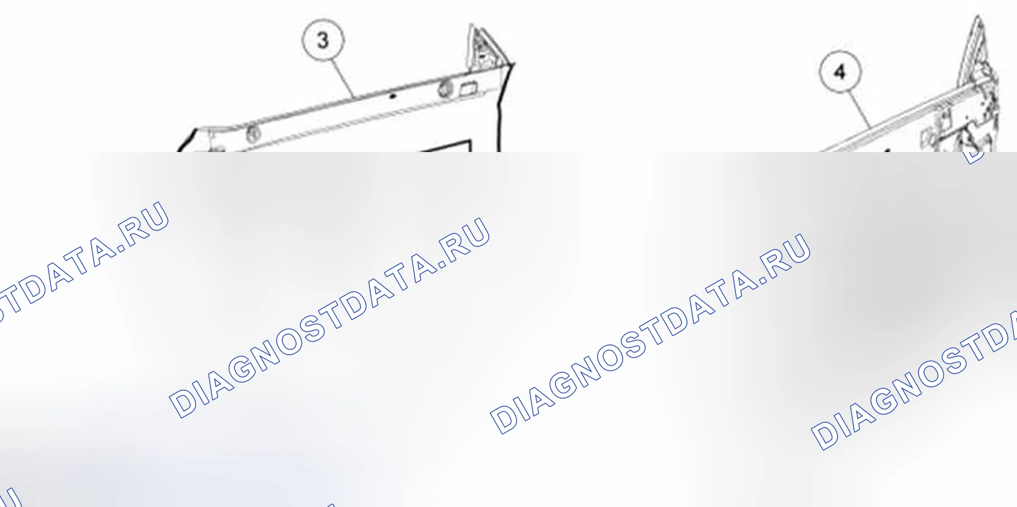 Рис. 14: Узел двери. Ford Mustang V рестайлинг