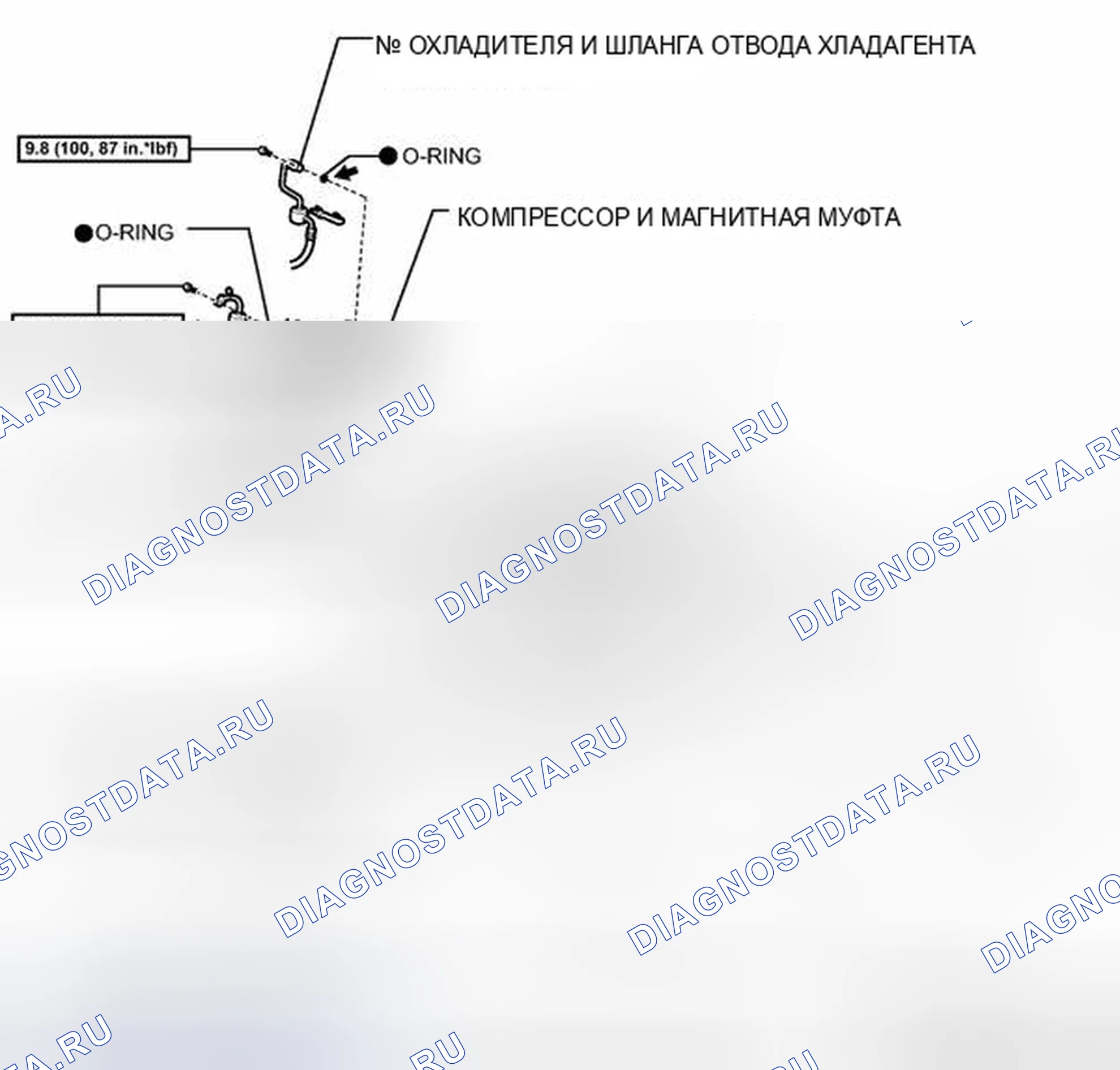 Рис. 104: ИЛЛЮСТРАЦИЯ. Toyota Camry XV40 рестайлинг