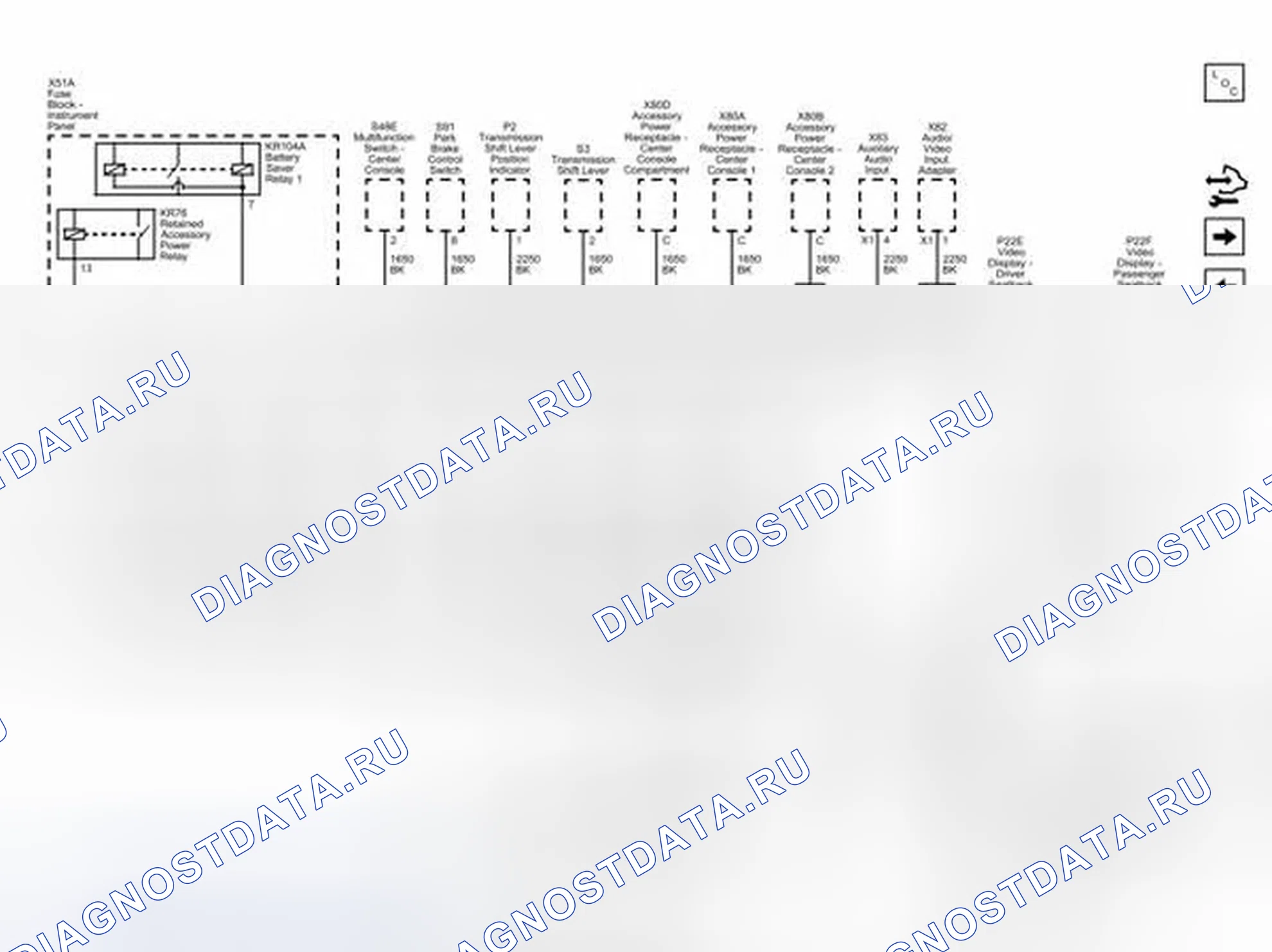 Рис. 98: G200 и G202. Cadillac SRX II рестайлинг