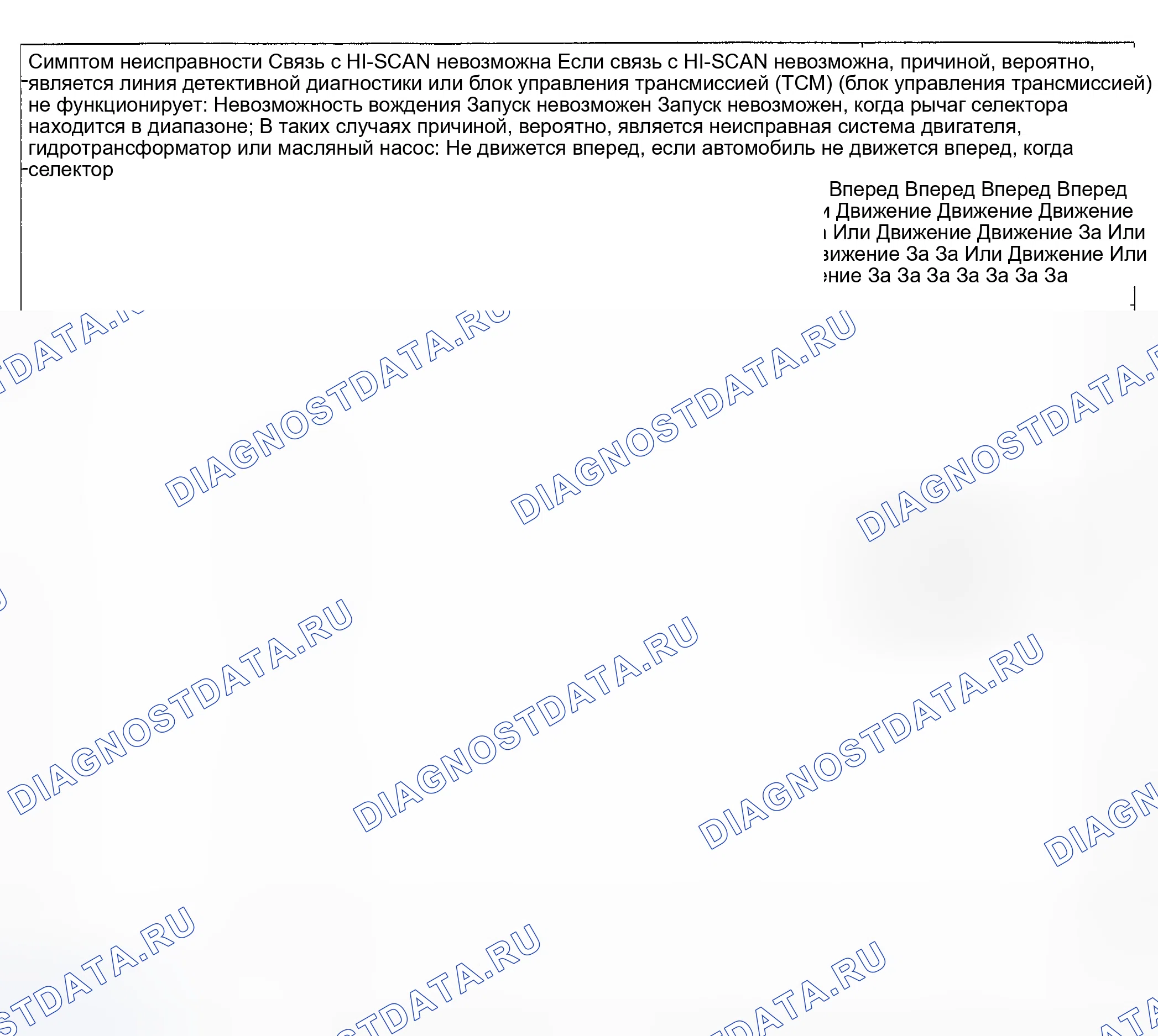 Рис. 54: КАРТА ОСМОТРА ДЛЯ СИМПТОМОВ НЕИСПРАВНОСТИ. Geely Monjaro I